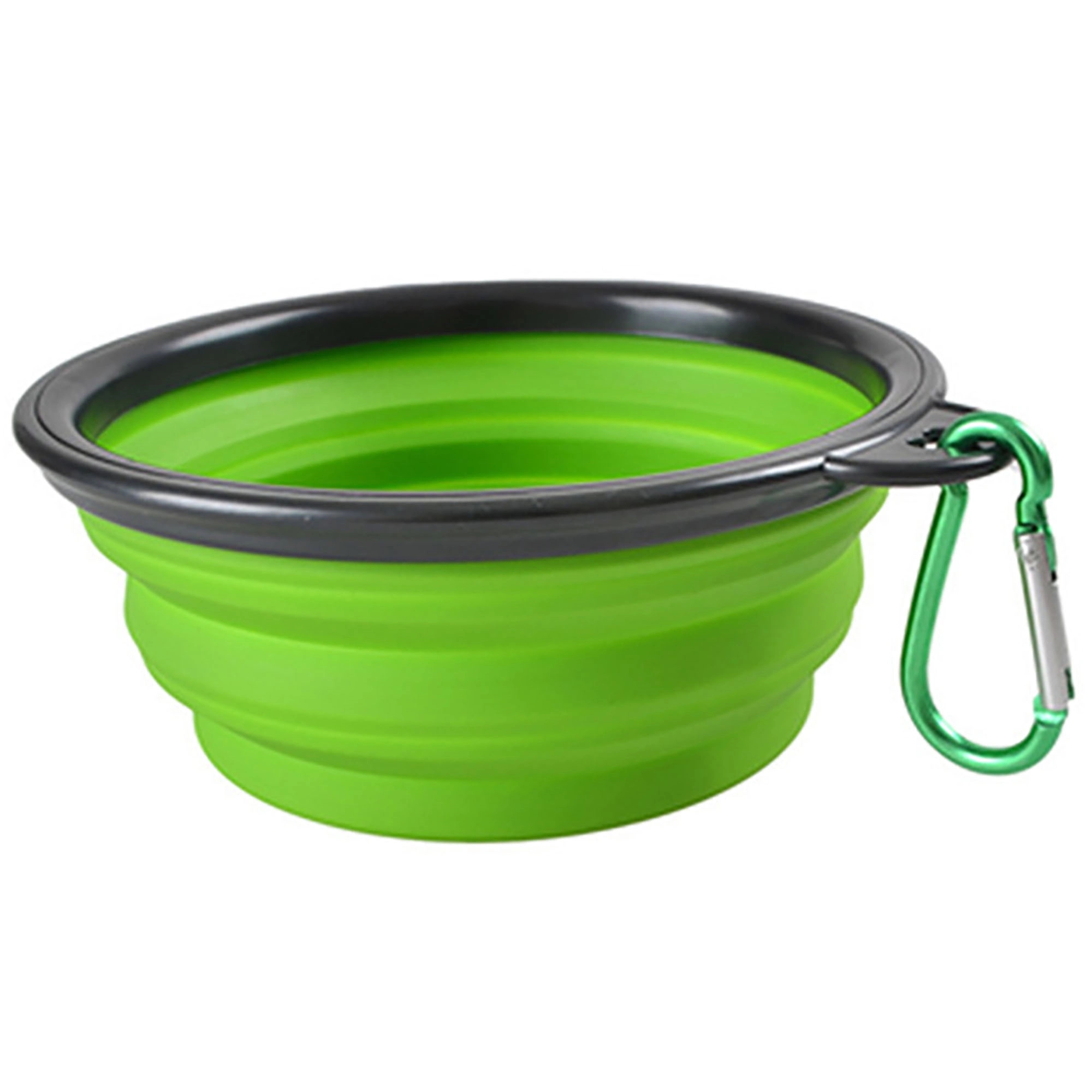 MOQ 50pcs Collapsible Silicone Pet Bowl 5