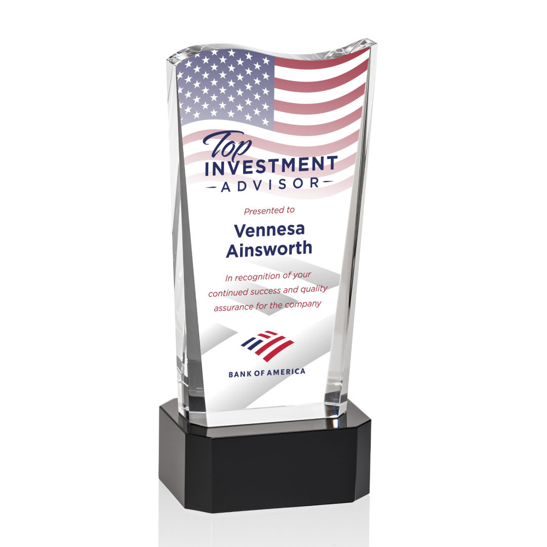 Violetta VividPrint™ Award on Base - Black 2