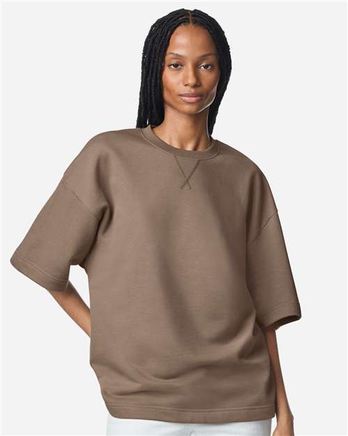 Unisex French Terry Oversized Boxy Top - FTEX00 48