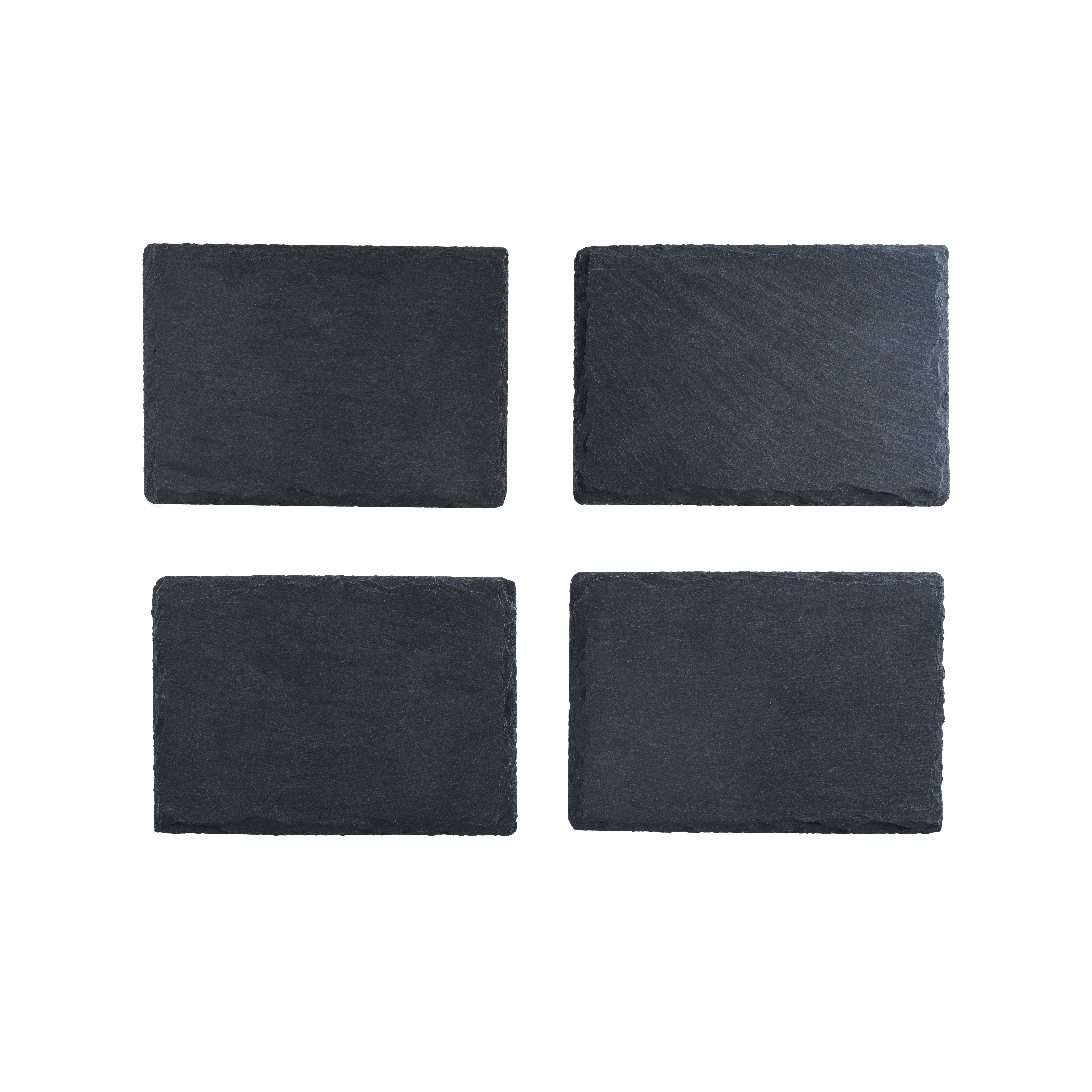 Twine Living® Slate Tapas Plate, set of 4 7