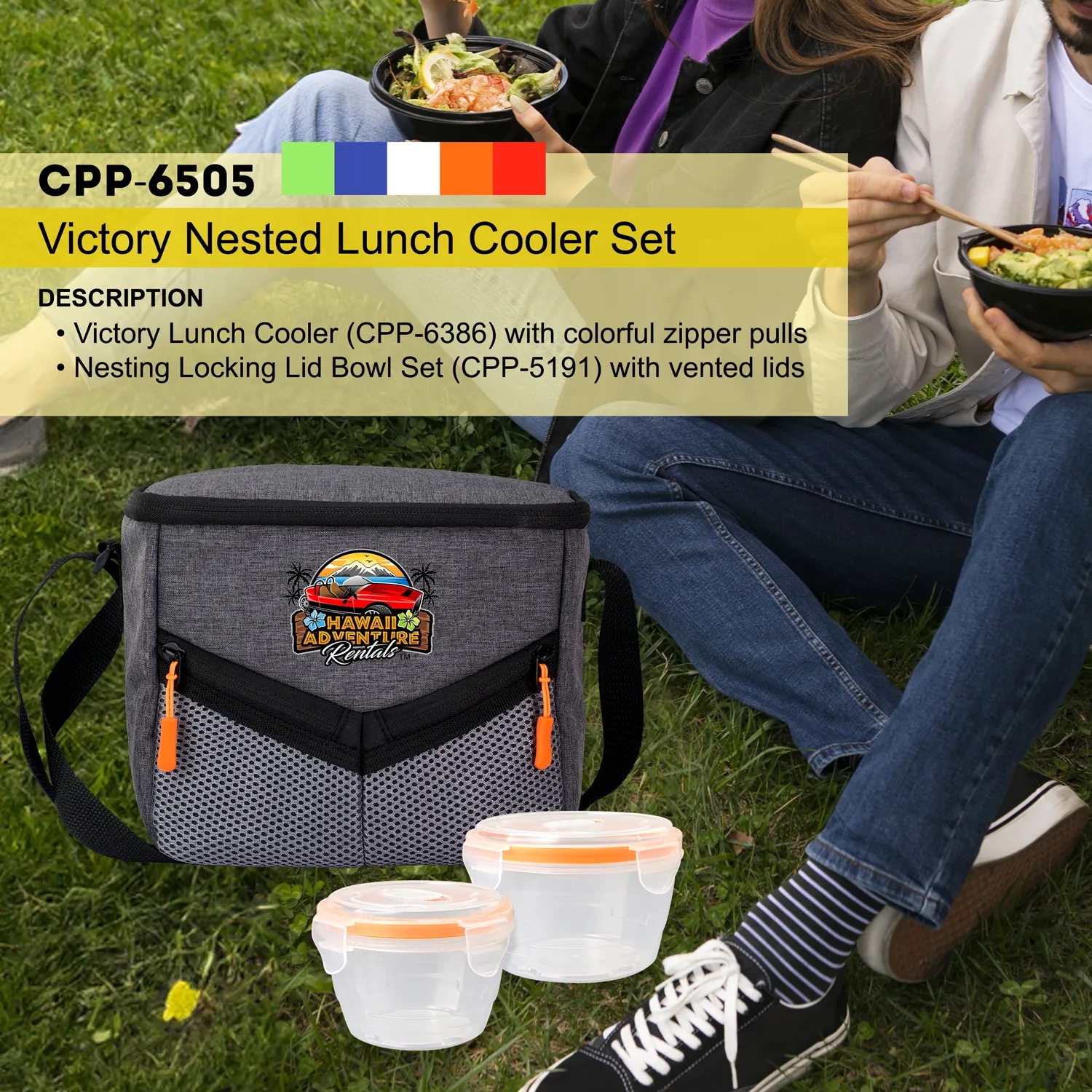 Victory Nested Lunch Cooler Set 8