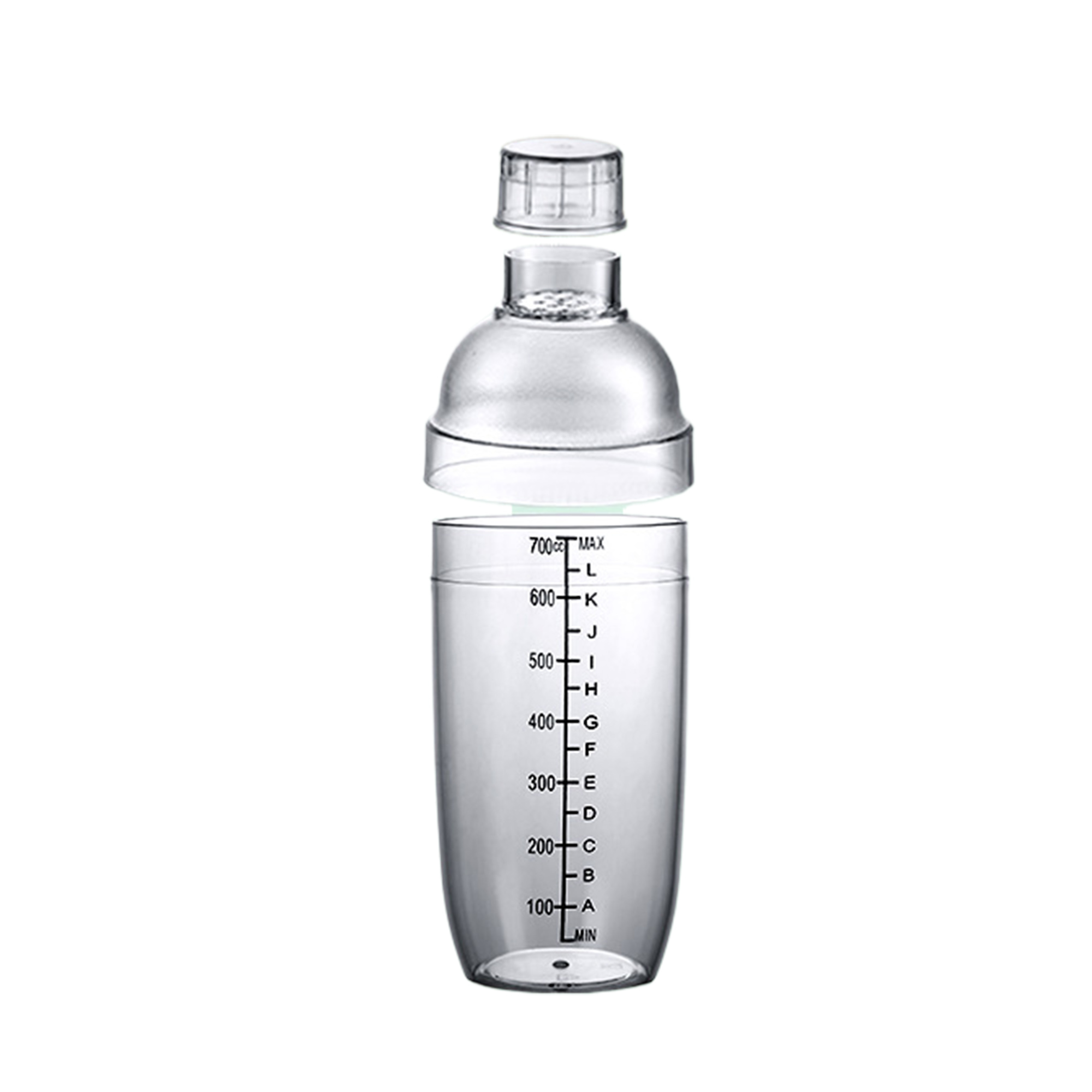 MOQ50 24oz Matte Black Cocktail Shaker for Bubble Tea 4
