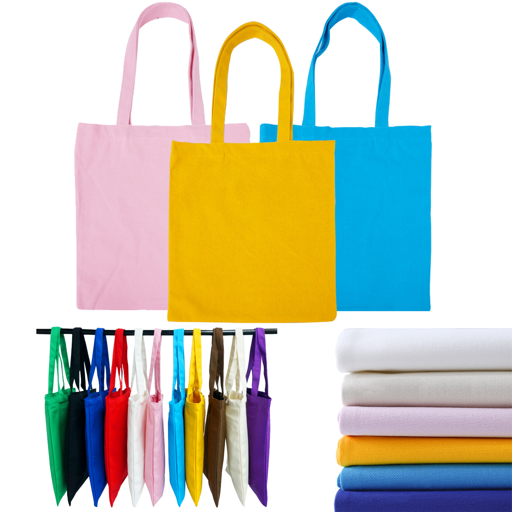 Large Canvas Tote Bag 15.8x13.8 Inches, custom tote bag with logo imprint 11