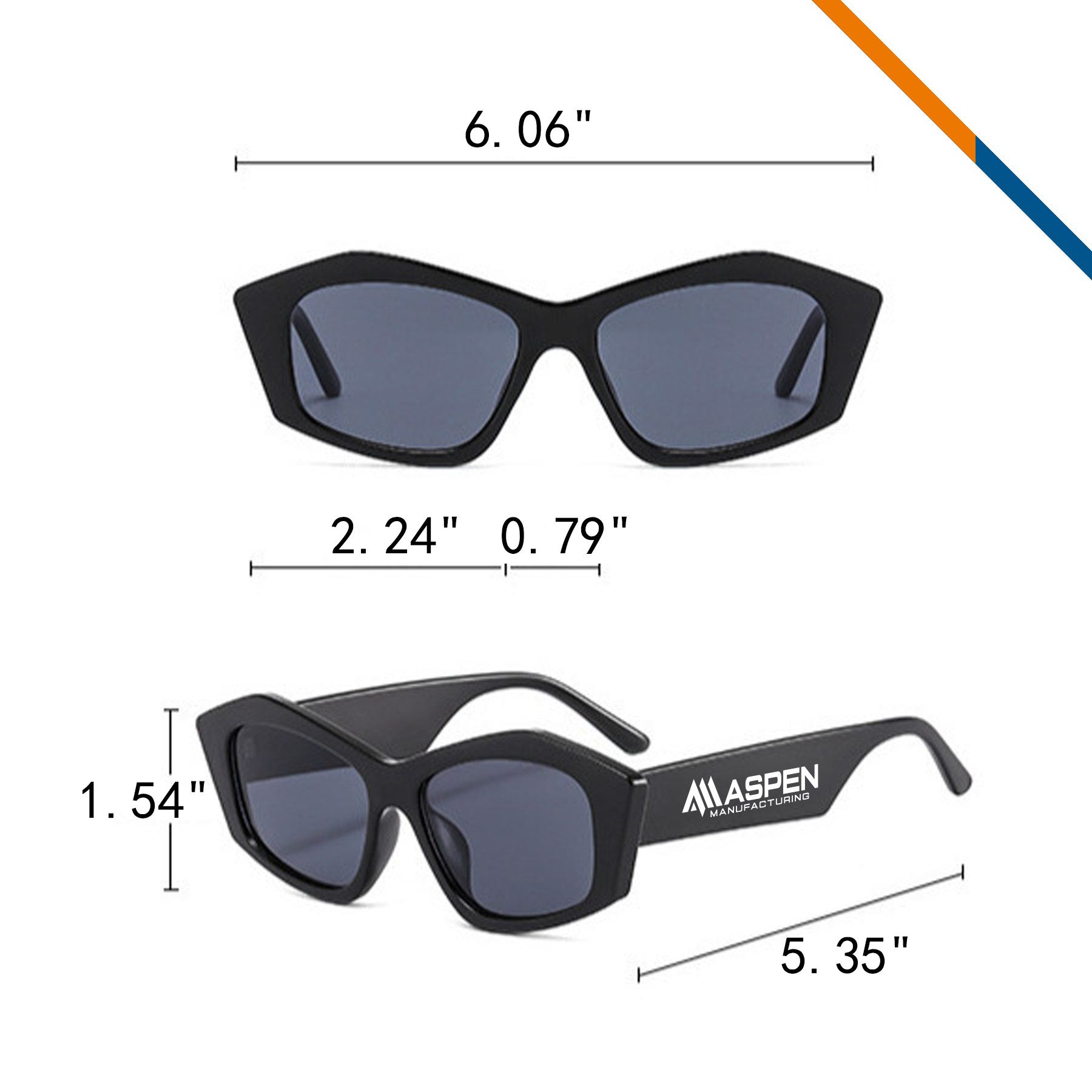 Mollie Polygon Shaped Sunglasses 1