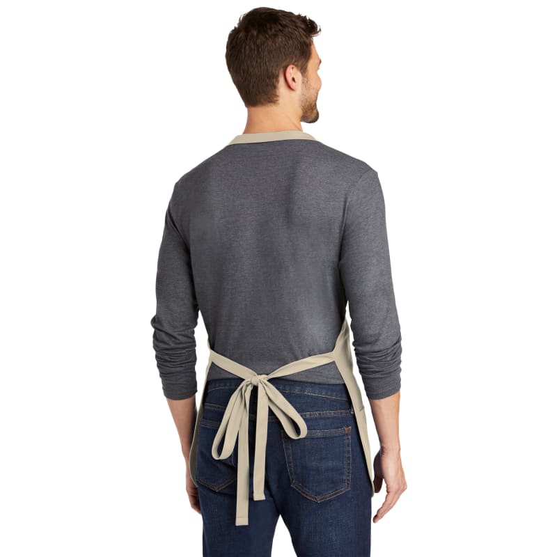 Port Authority Medium-Length Apron With Pouch Pockets. 37