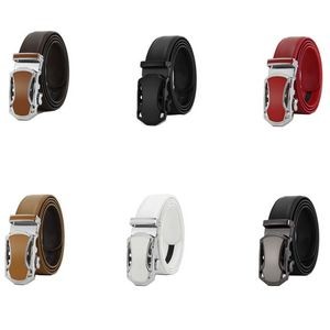Adjustable Leather Ratchet Men Belt 5