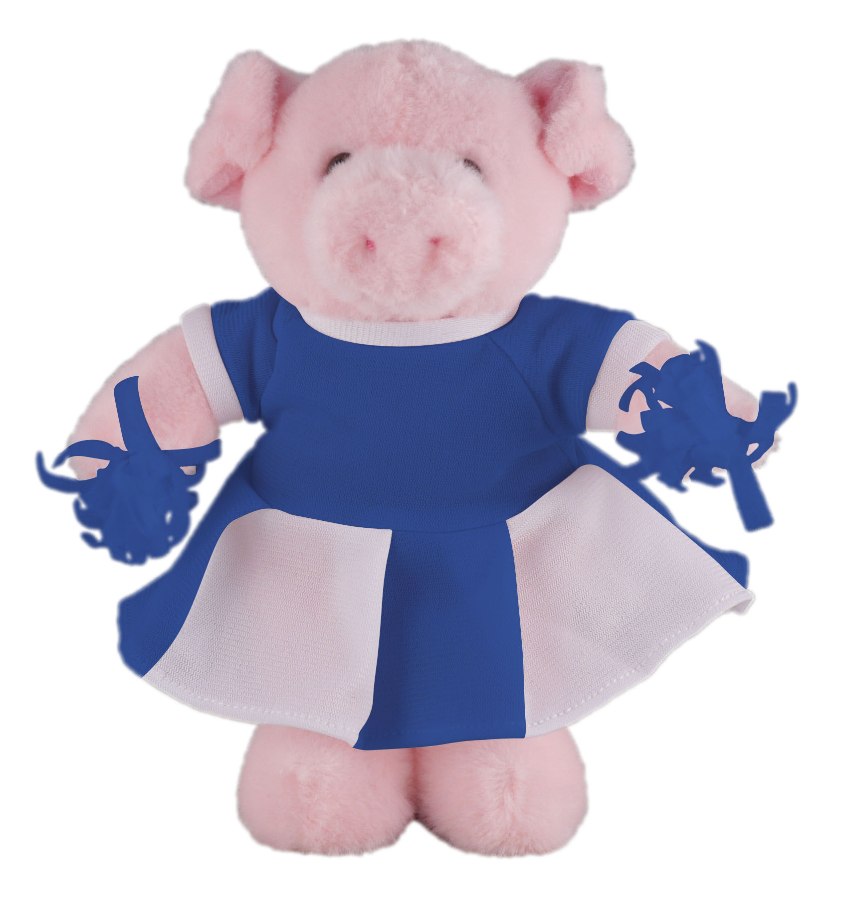 Soft Plush Stuffed Pig with Cheerleader Outfit 2