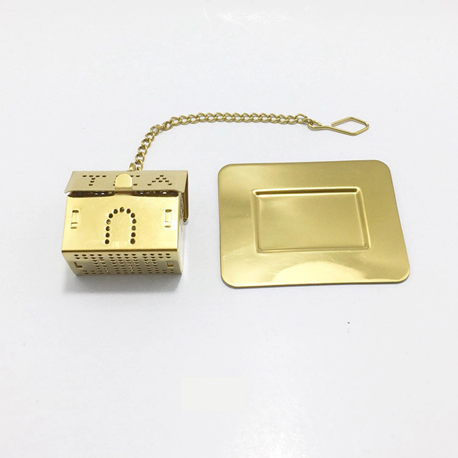 House shaped 304 Stainless Steel Tea Strainer 3