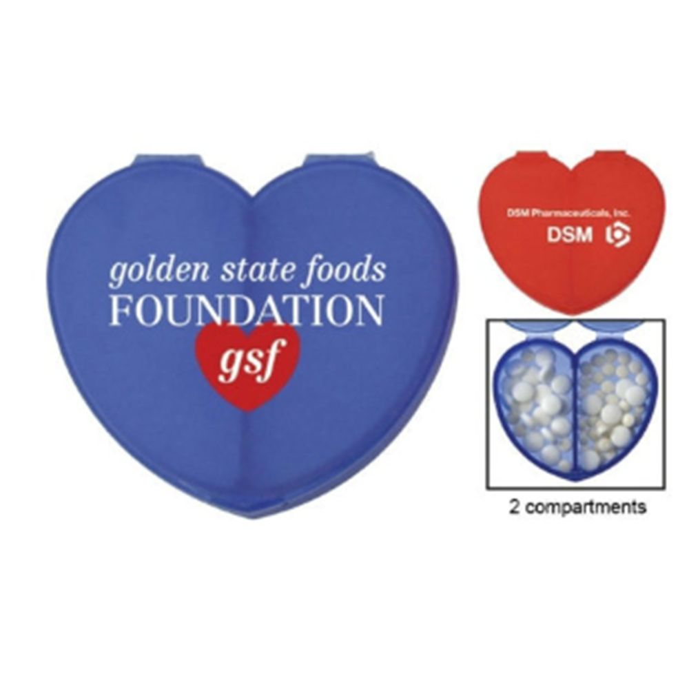 Heart Shaped Pill Box
