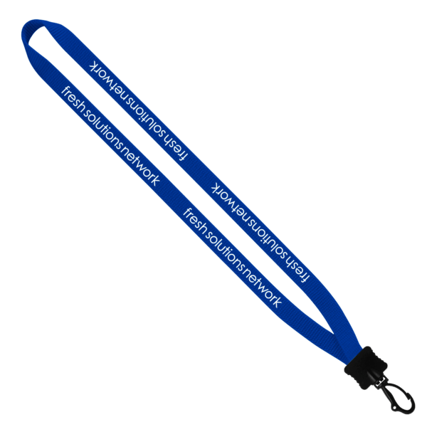 1/2" Smooth Nylon Lanyard with Plastic Clamshell & Swivel Snap Hook 8