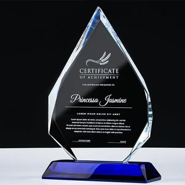 Optical Crystal Peak Award Plaques 4