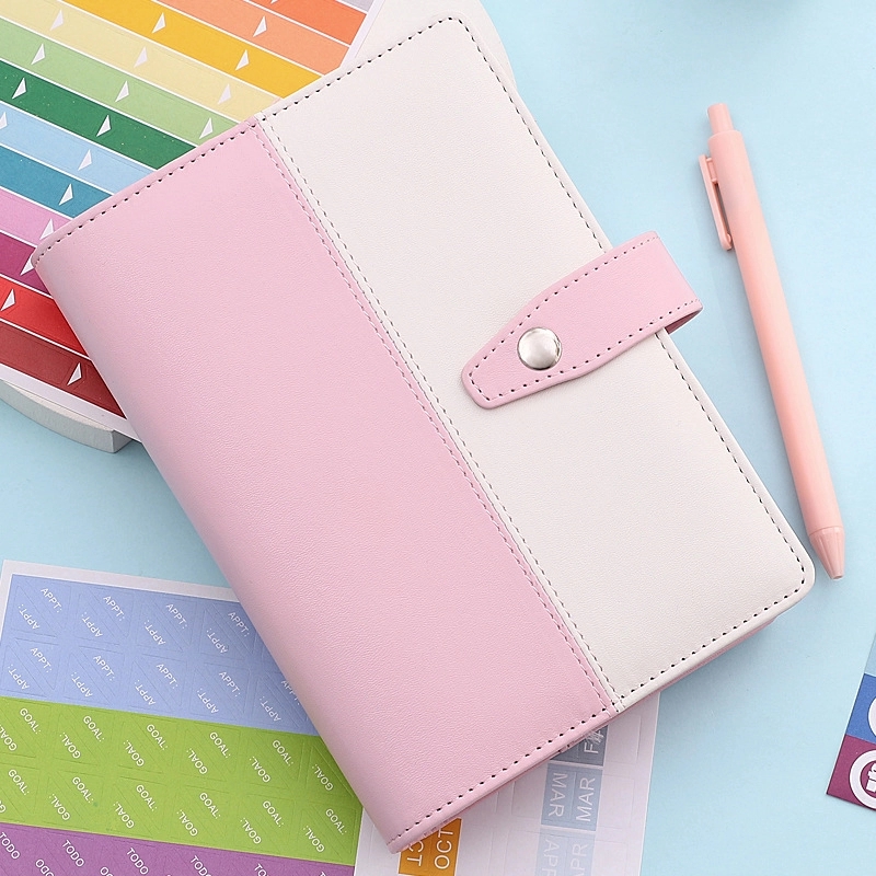 PU Leather A6 Budget Planner Binder Notebook 11
