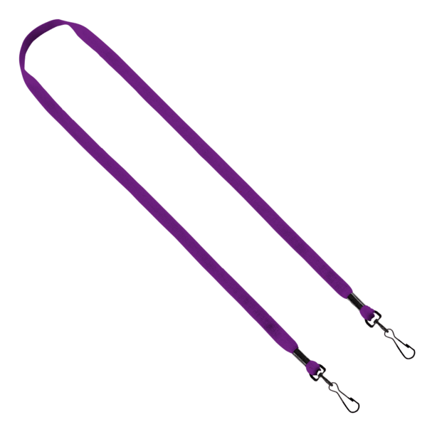 1/2" Cotton Double Swivel Hook Lanyard 33