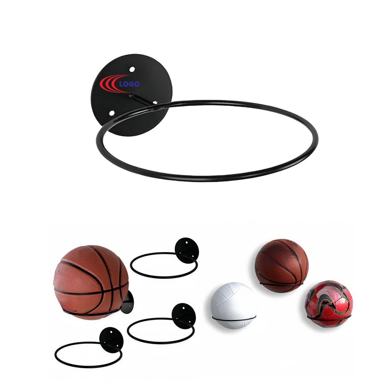 Basketball Display Storage Rack 1