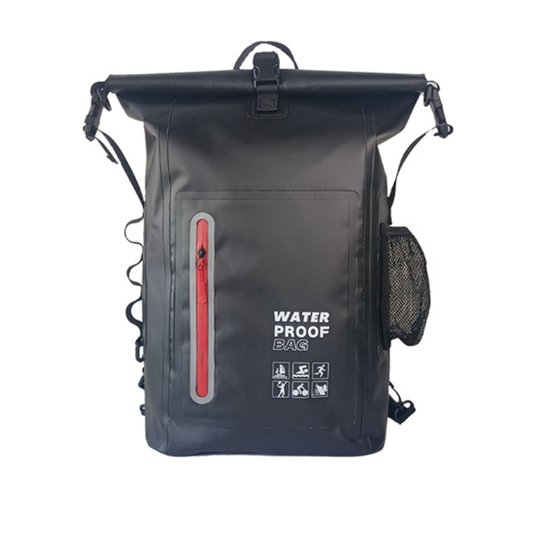 PVC Outdoor Waterproof Large Capacity Hiking Backpack Bag 4