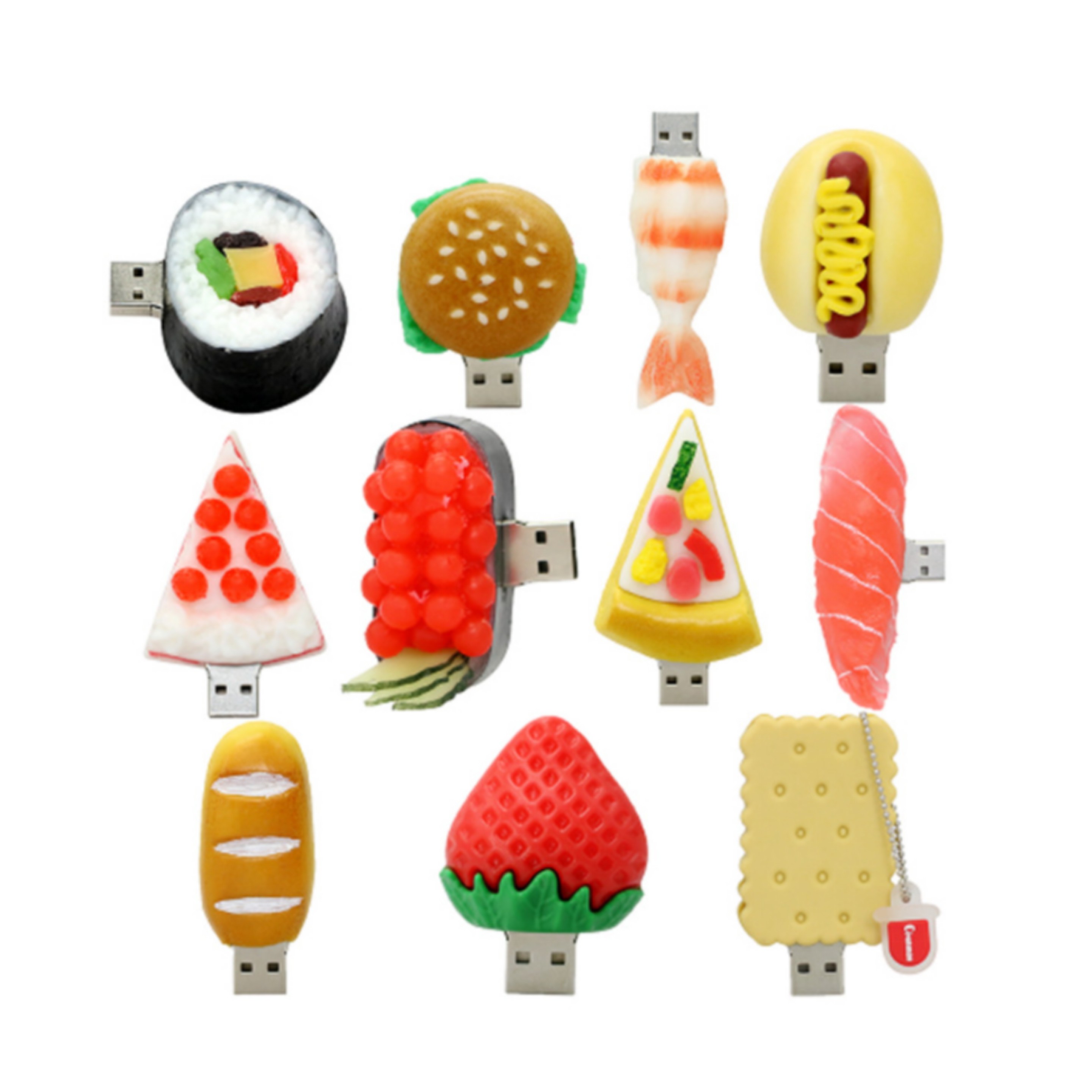 Hamburger food shaped flash drive 4