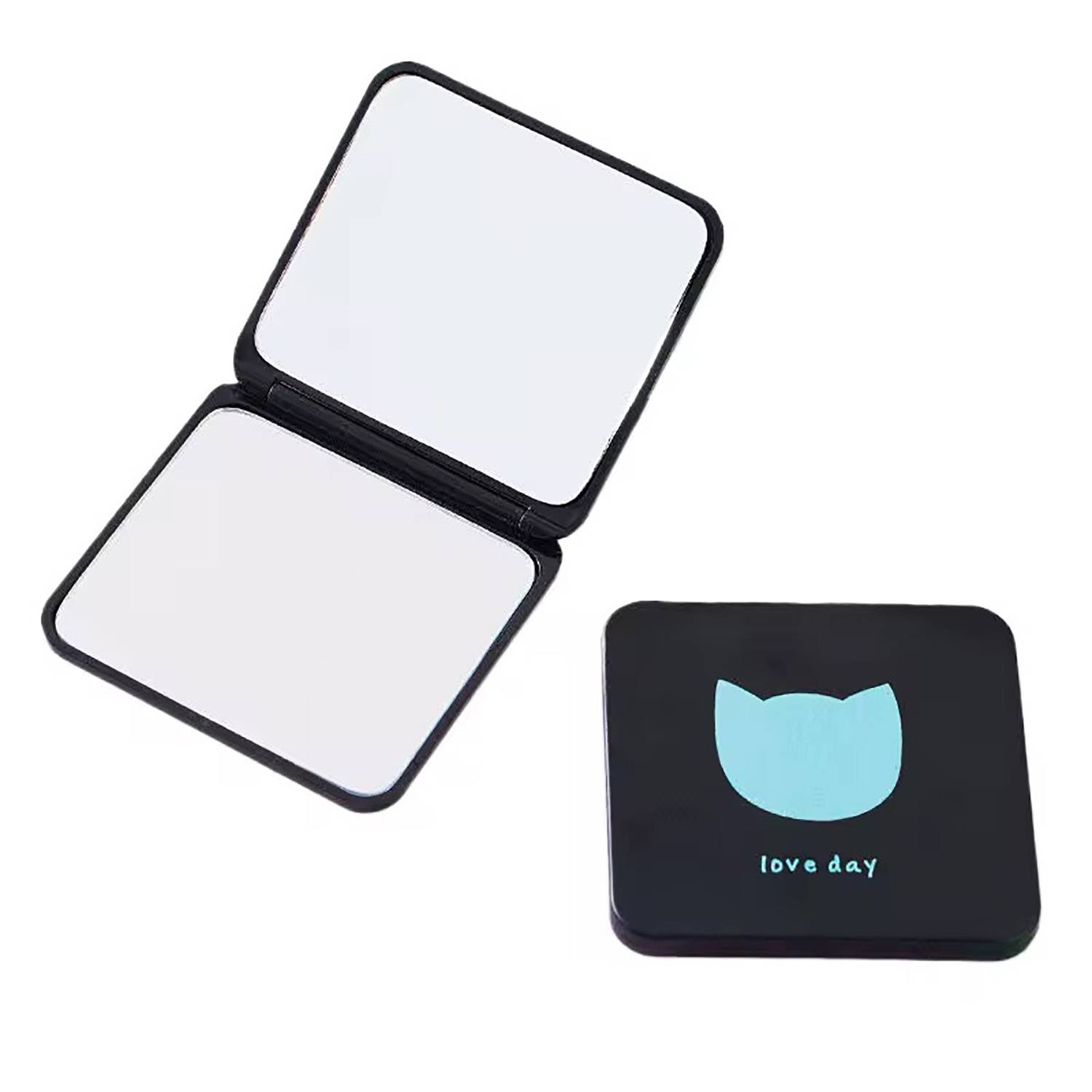 Mini Folding Double Sided Makeup Mirror 2