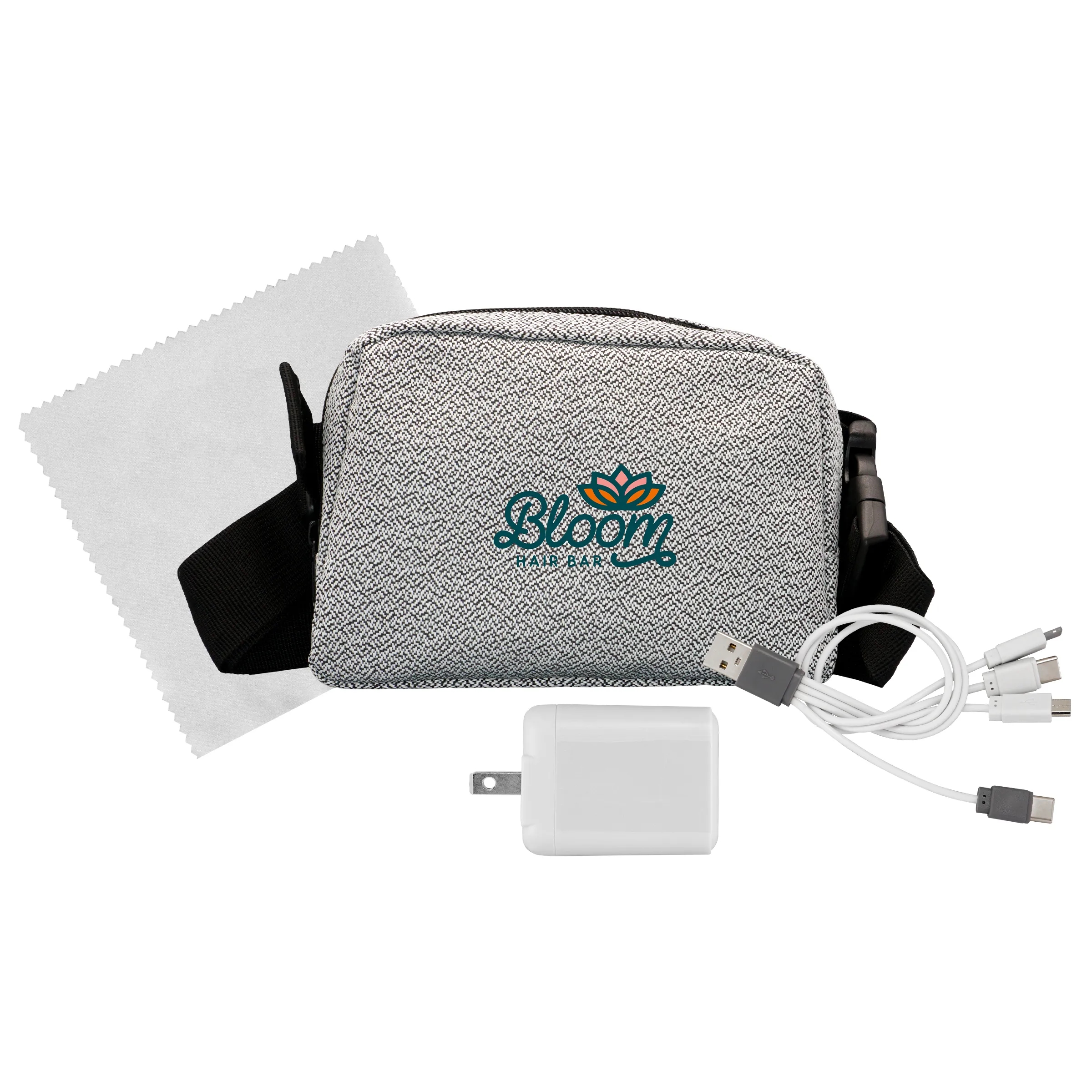 Speck Fast Charger, Cable & Cloth Fanny Pack Set 14