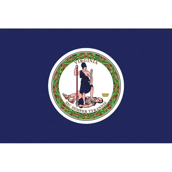 Virginia Official Stick Flag 1