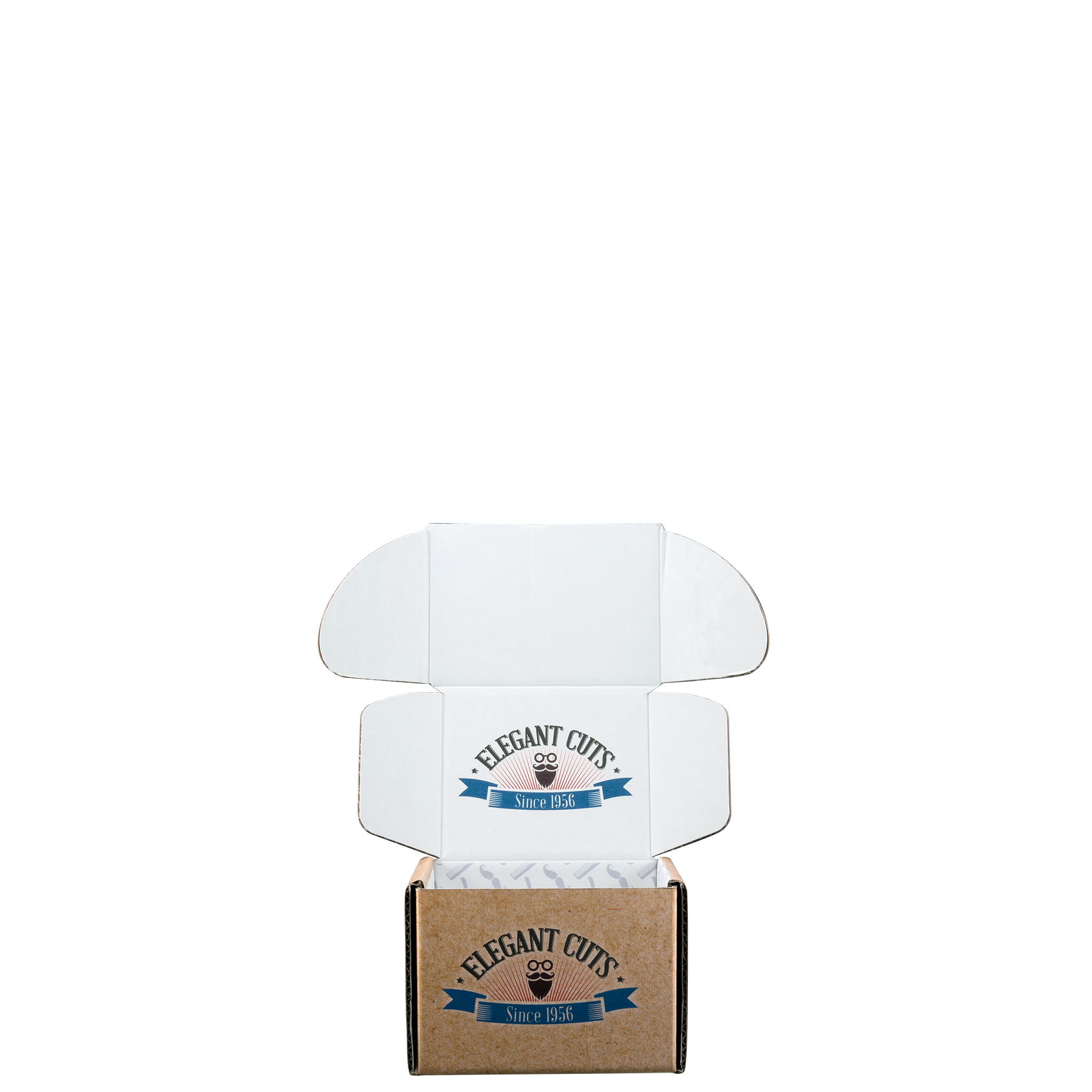Mailing Box, B-Flute5" x 3" x 4" - White - B - 060 sq in 3