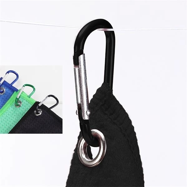 Golf Towel with Carabiner 3