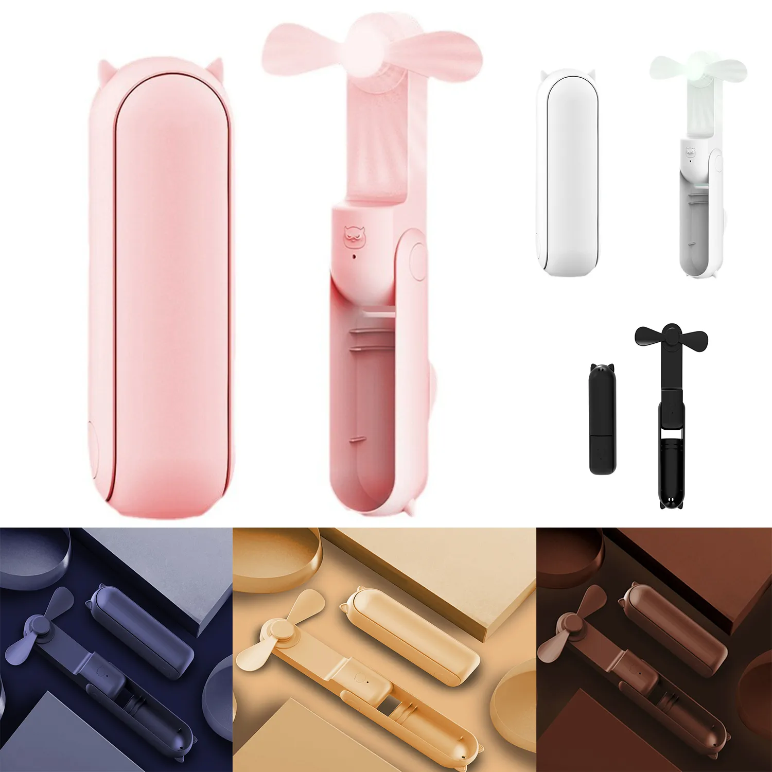 Mini Handheld Foldable USB Fan 2