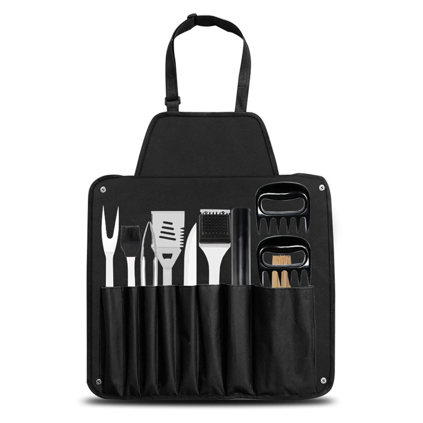 Outdoor Portable Barbecue 10-Piece Tool Set 2
