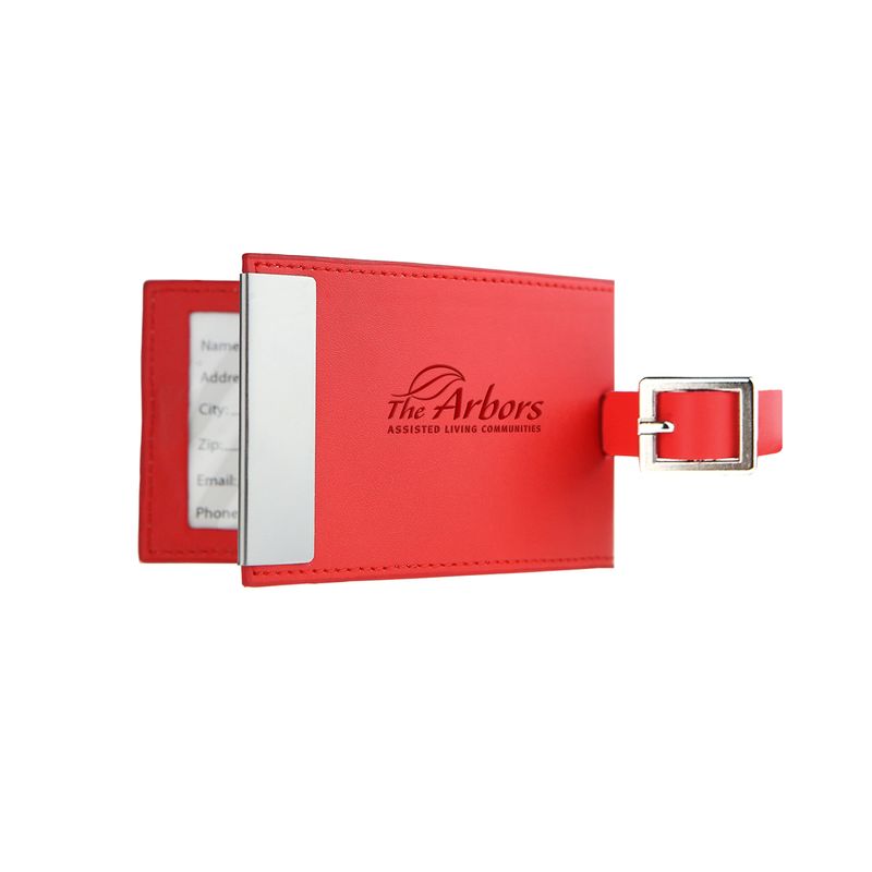 Newport Luggage Tag - Red