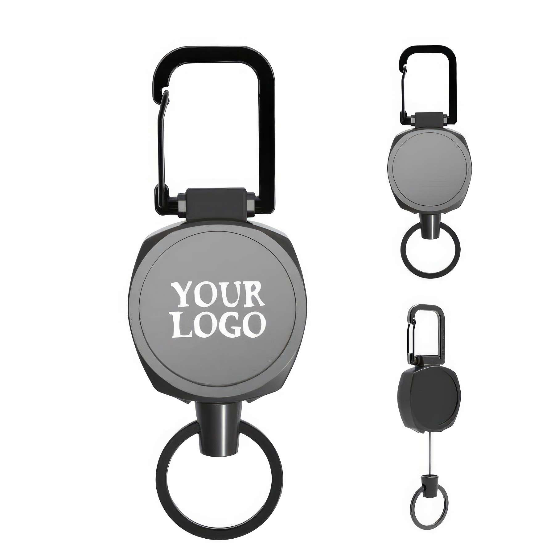 Custom Retractable Carabiner Keychain 2