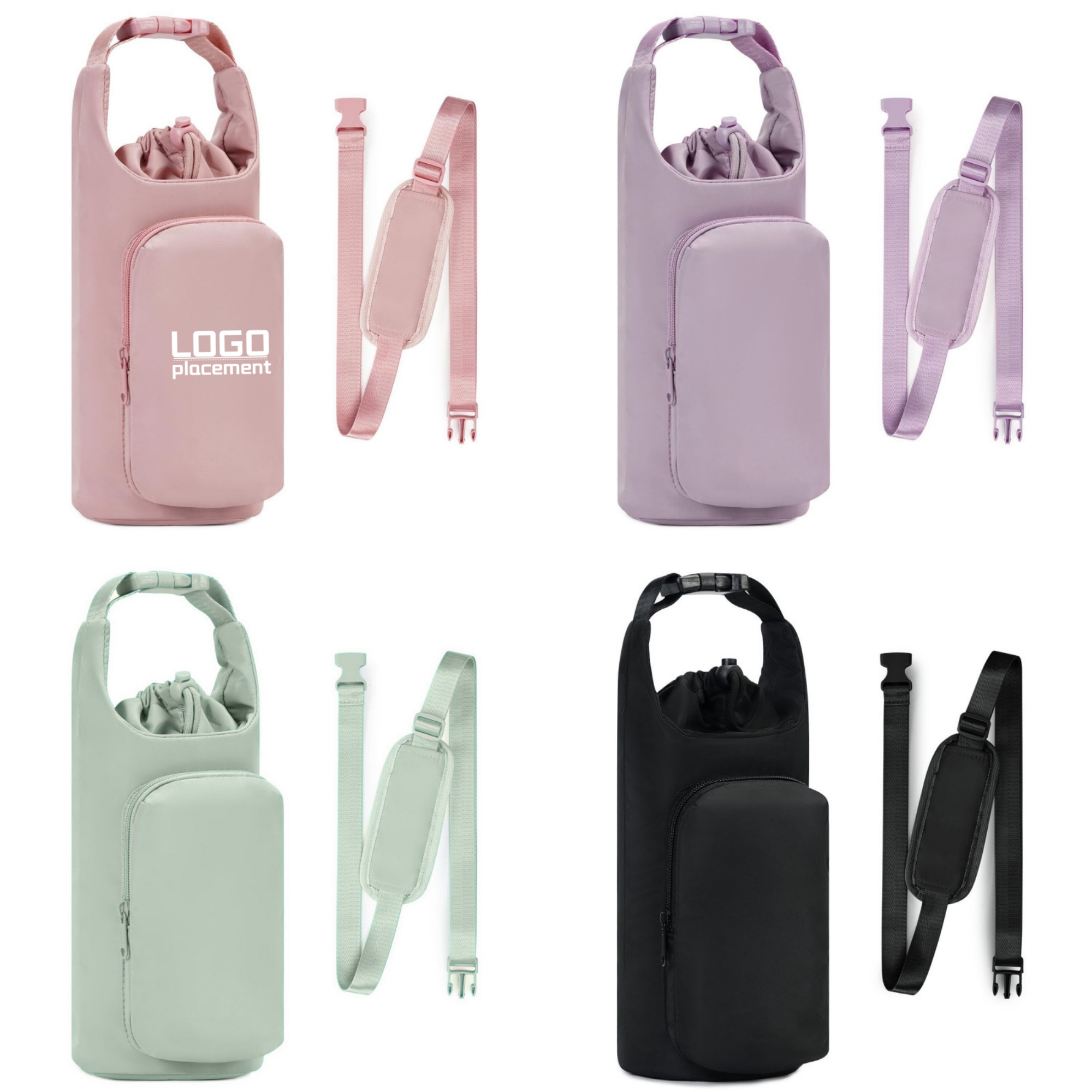 Customized Handheld Strap style Portable Water Bottle Protective Cover