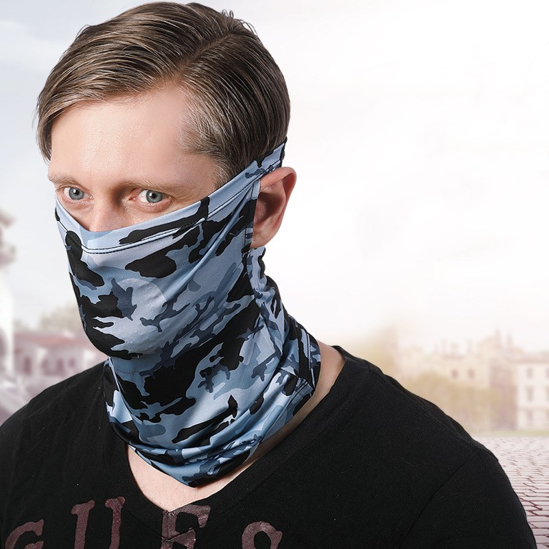 Skull Cooling Neck Gaiter with Ear Loop 2