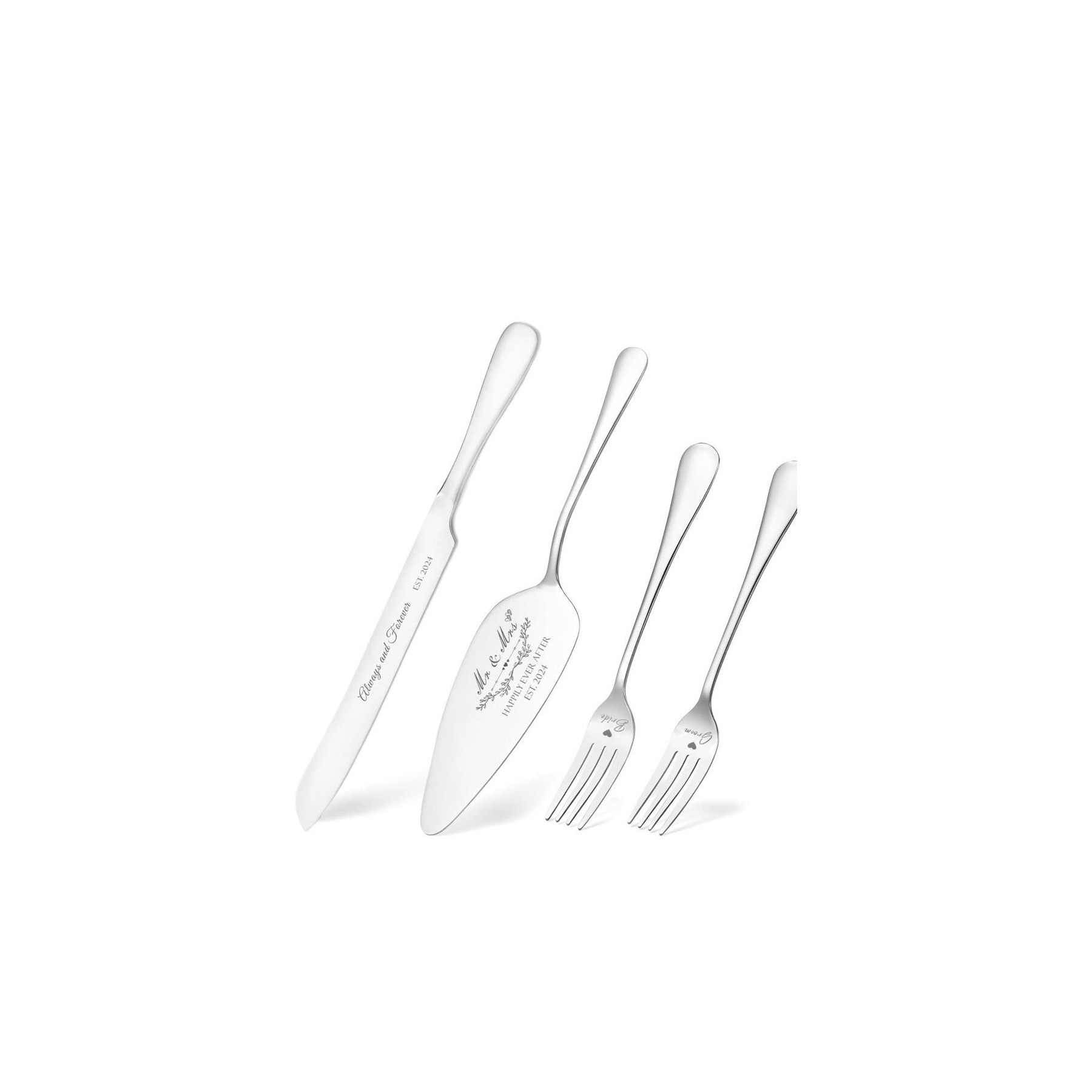 Stainless Steel Cake Knife Set 2