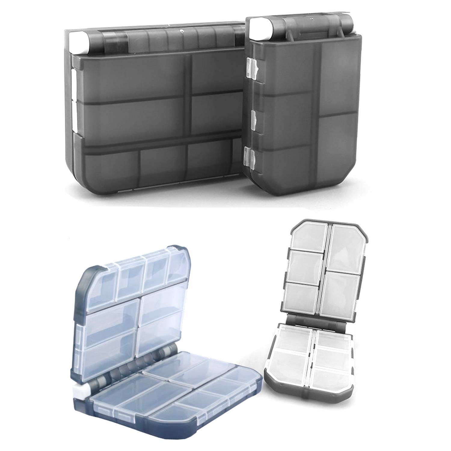 Waterproof Fisheing Lure Tackle Box W/ Compartments 8