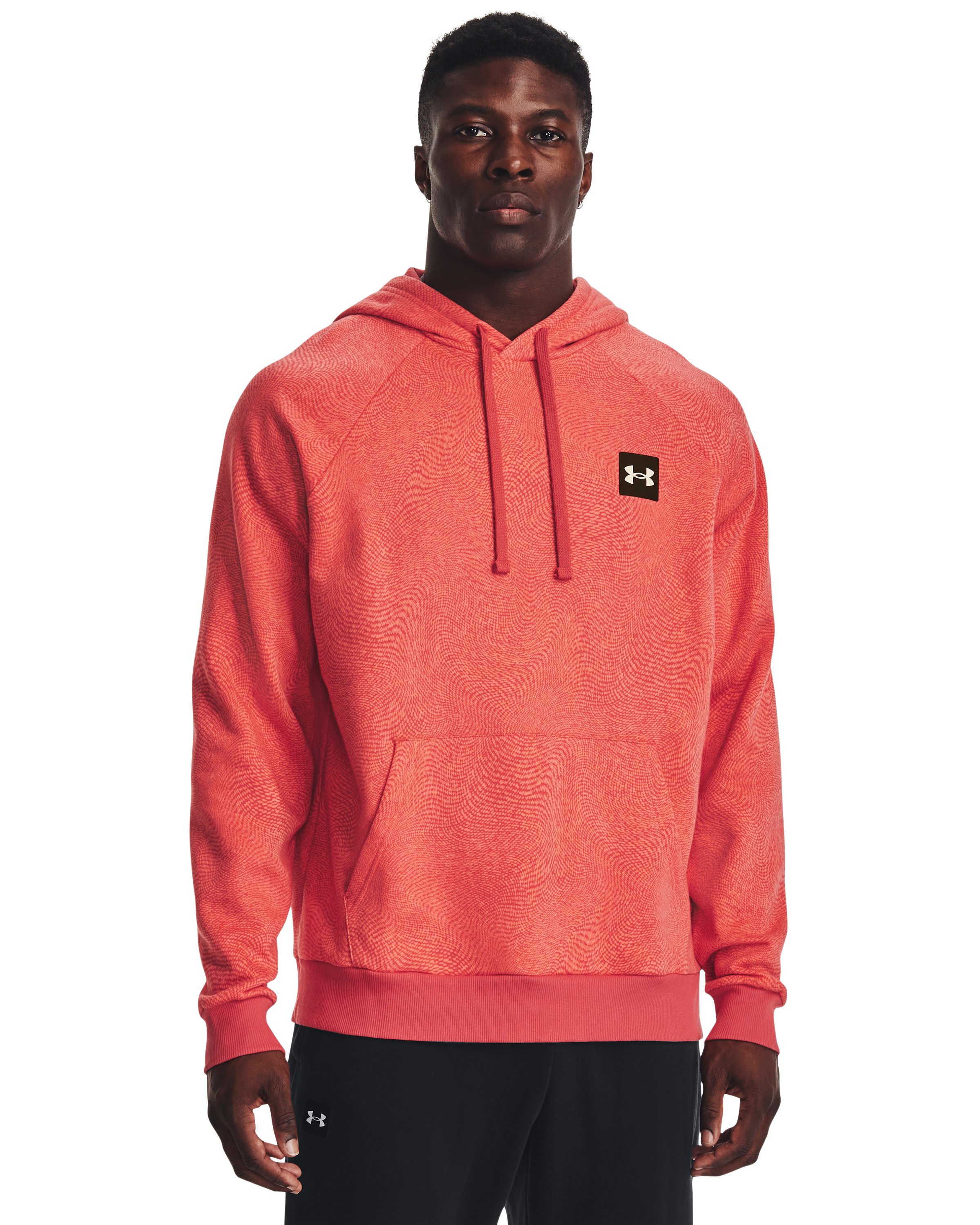 Men's UA Rival Fleece Printed Hoodie, custom hoodie or sweatshirt with logo imprint 3