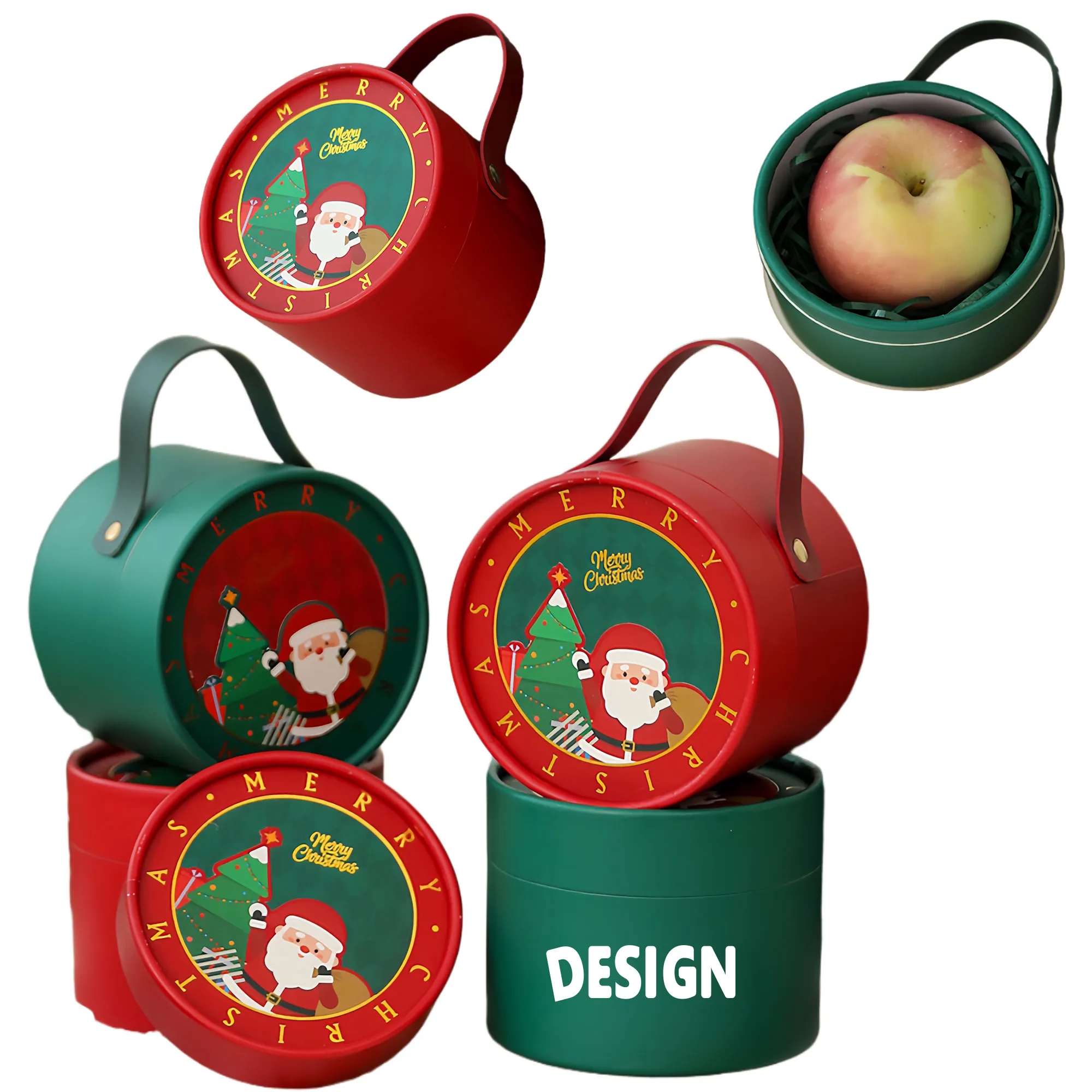 Festive Christmas Apple Gift Box For Christmas Eve