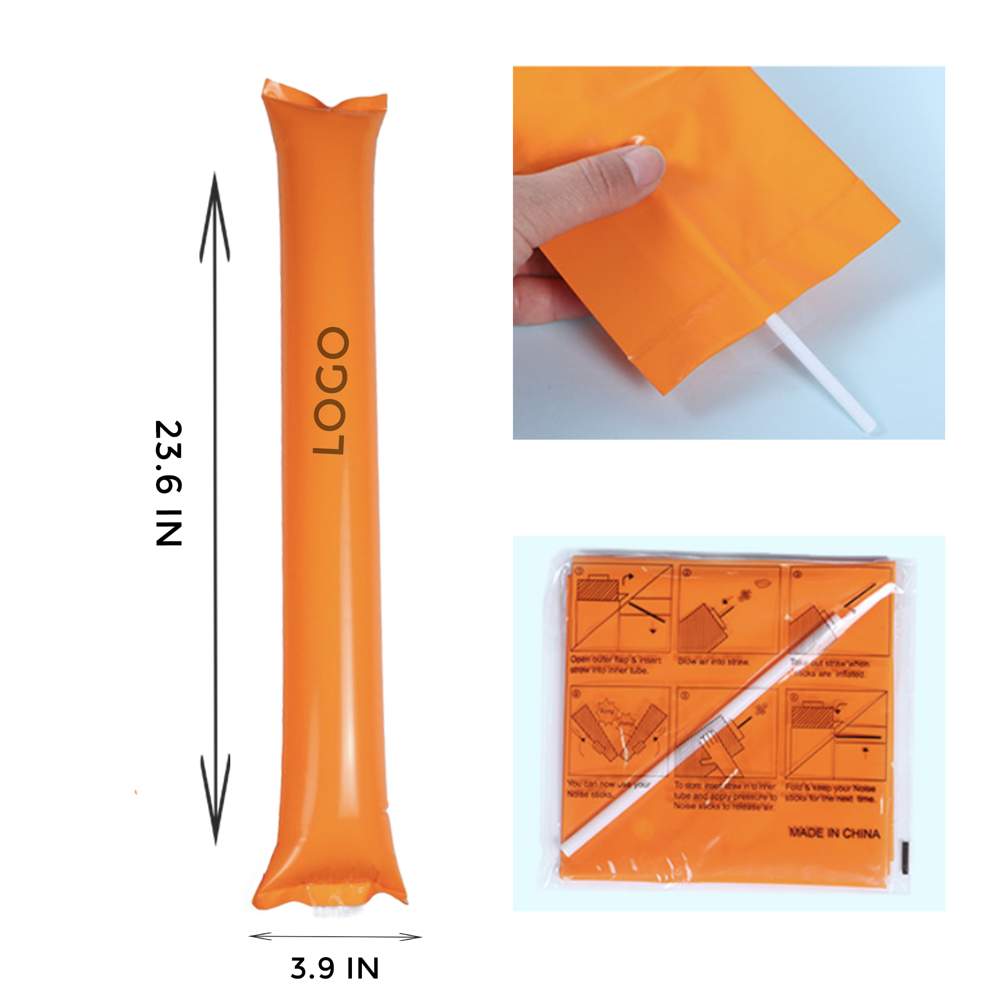 MOQ 10 PCS Convenient Inflatable Cheering Stick 2