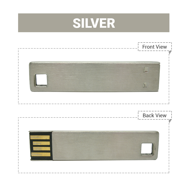 Classic Metal Stick USB Flash Drive 4
