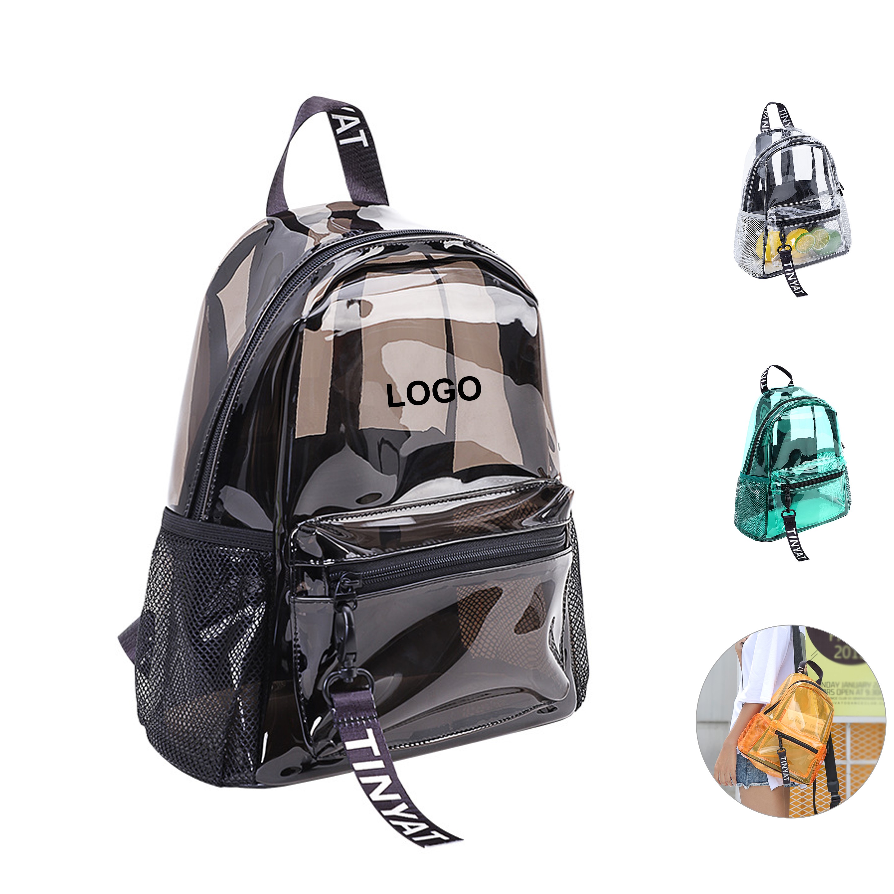 Clear Colored Backpack (direct import) 2