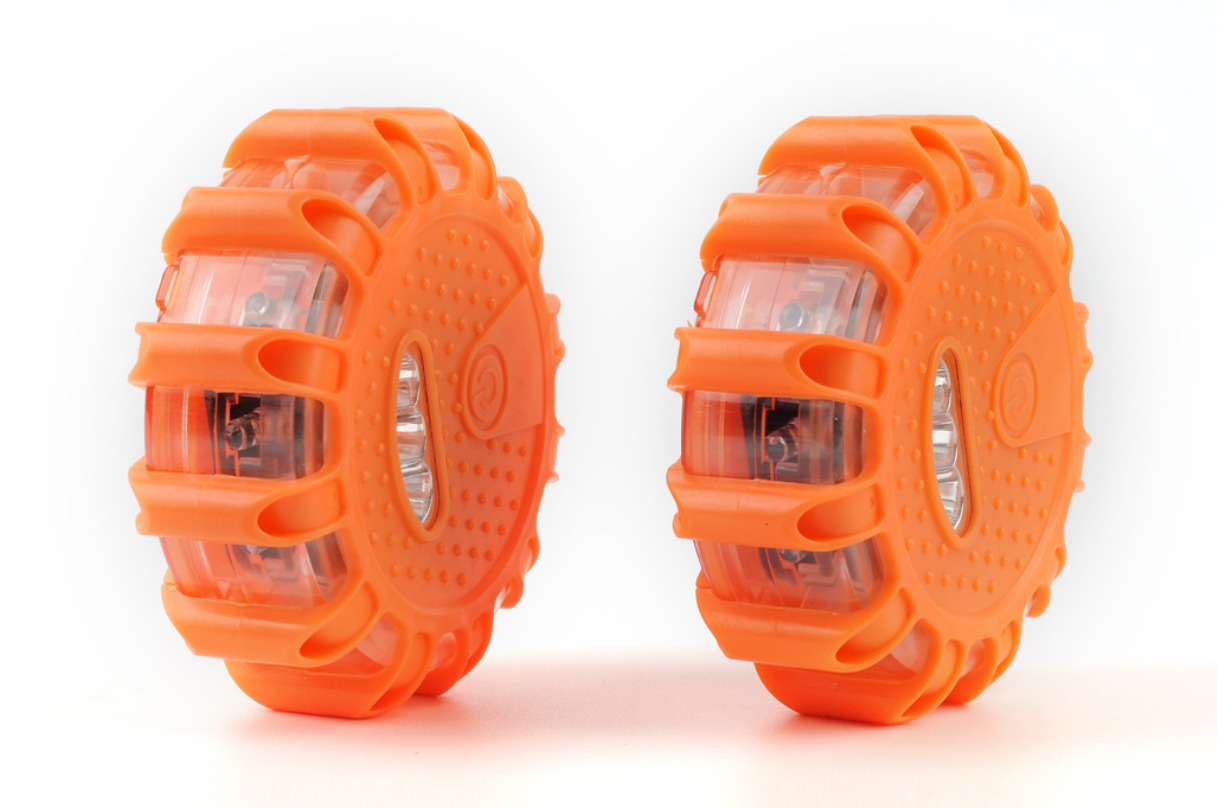 USB Rechargeable Road Flashing Lights 1