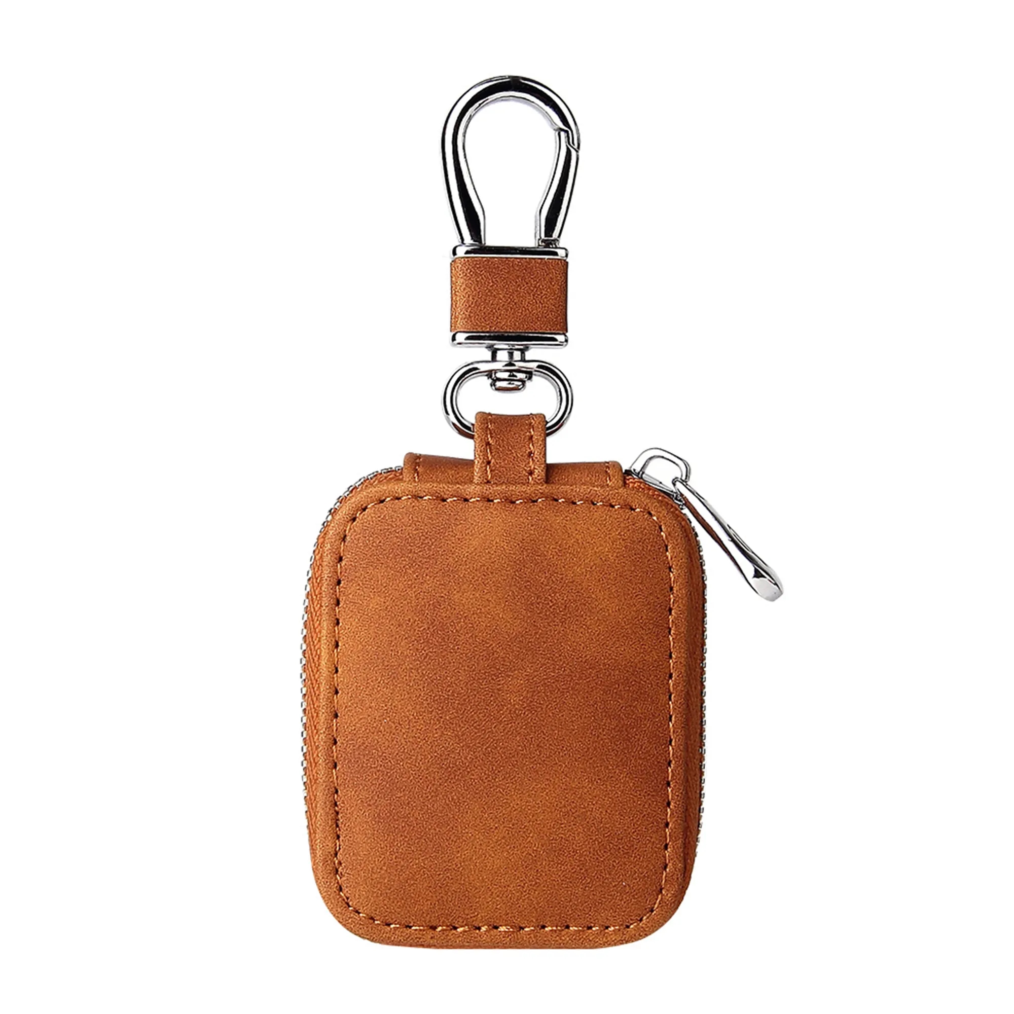 Compact Leather Storage Case with Metal Clasp 6