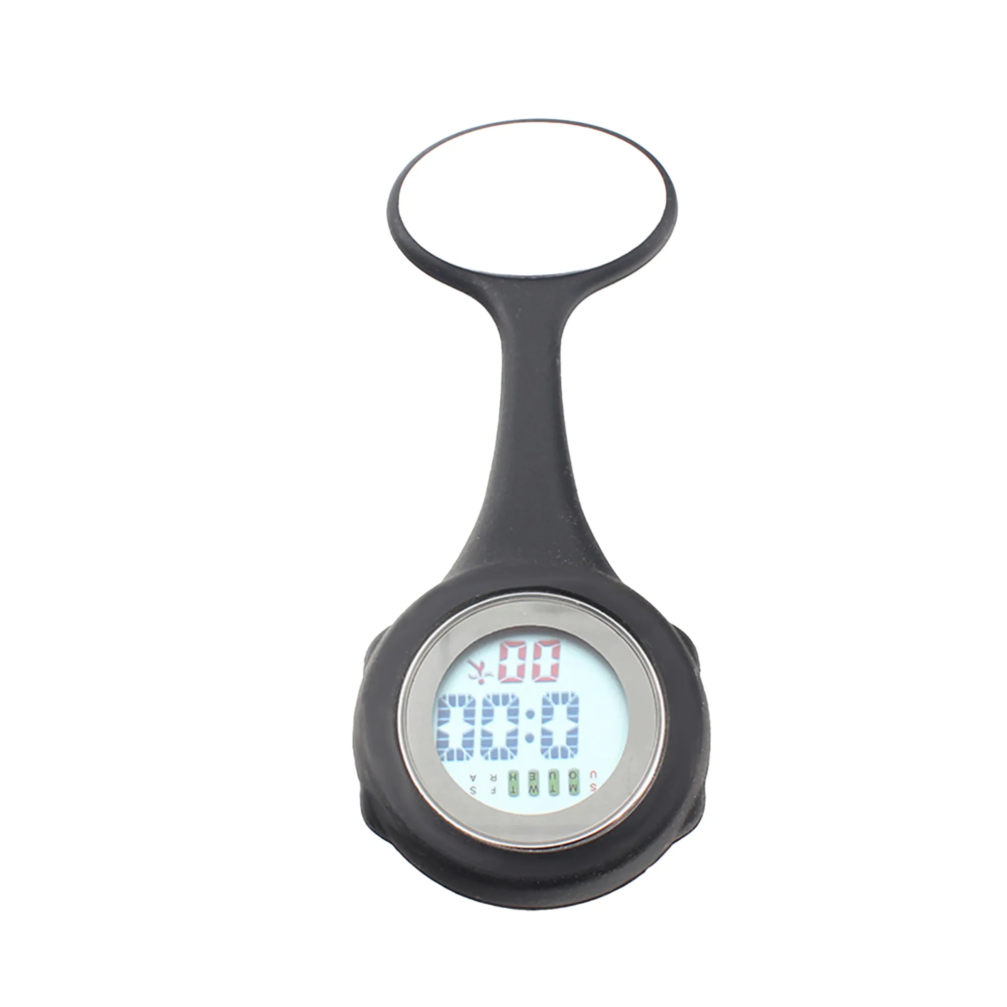 New Luminous Silicone Digital Brooch Electronic Watch 3