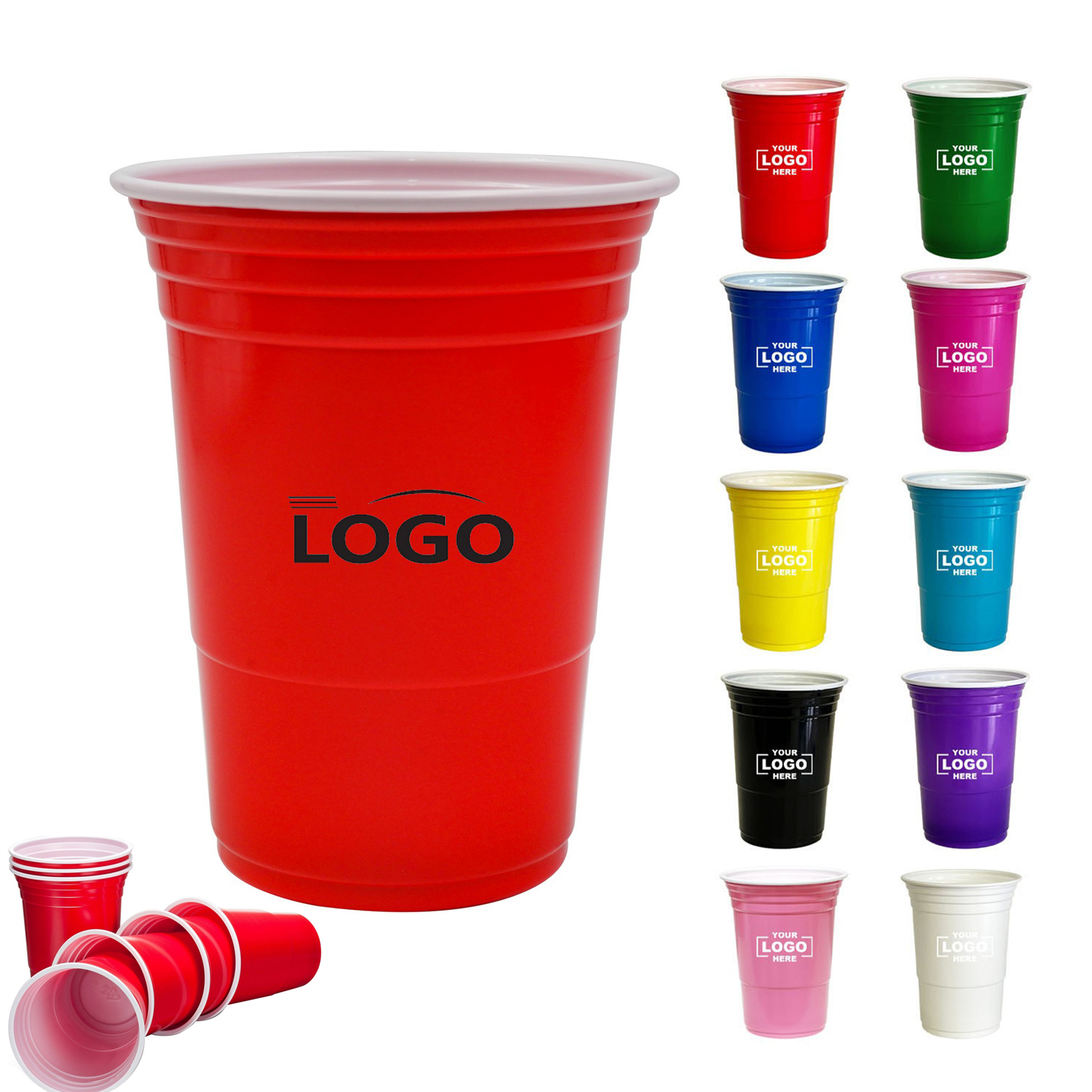 16 Oz Beer Pong Solo Cups Disposable Party Game Special 1