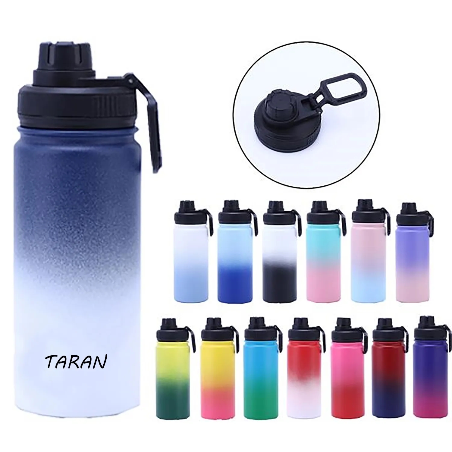 Vacuum Insulated Stainless-Steel Sports 16 OZ Water Bottle 1