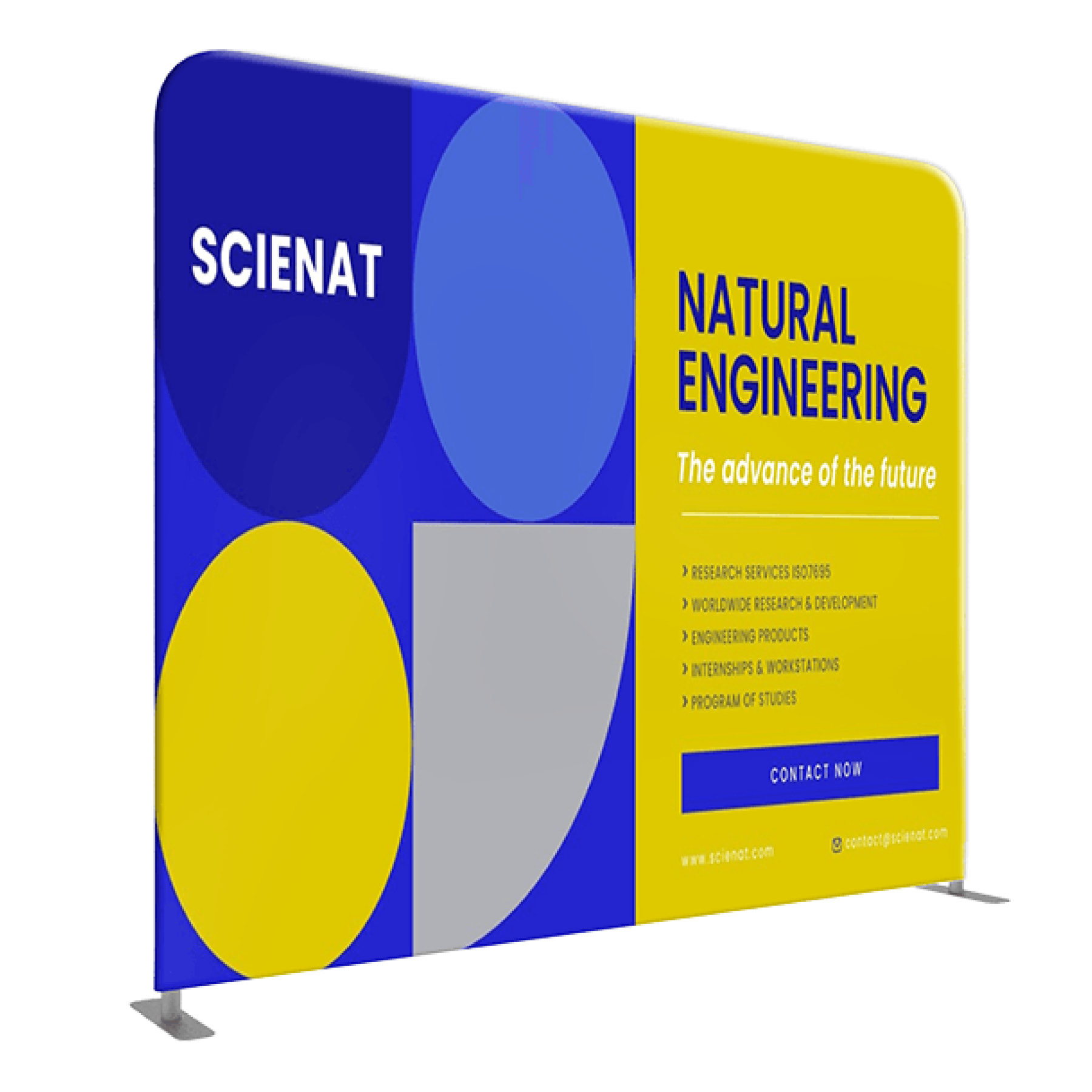 DisplaySplash Tension Fabric Display - 8' W x 7.5' H 14