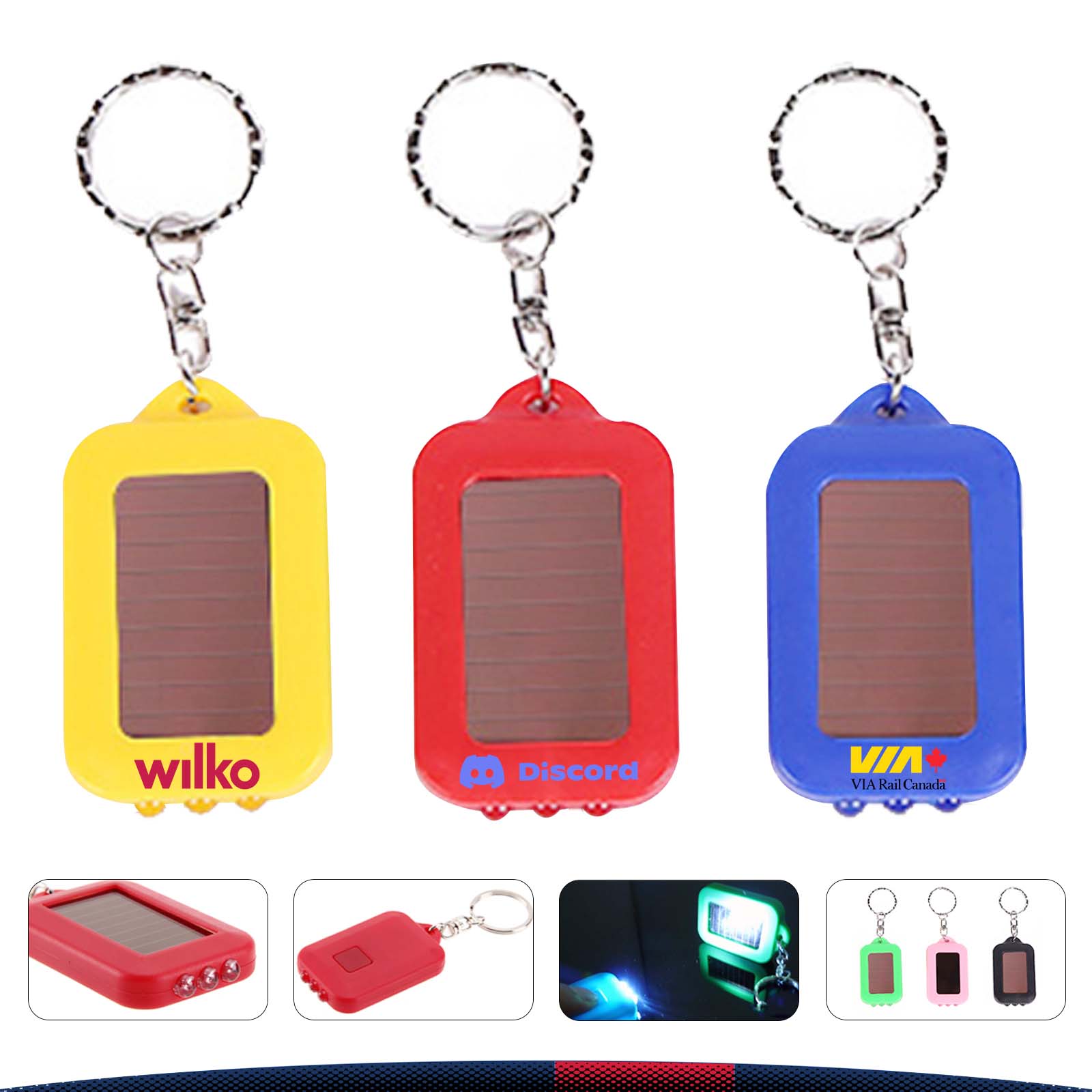 Solar Keychain Flashlight 4