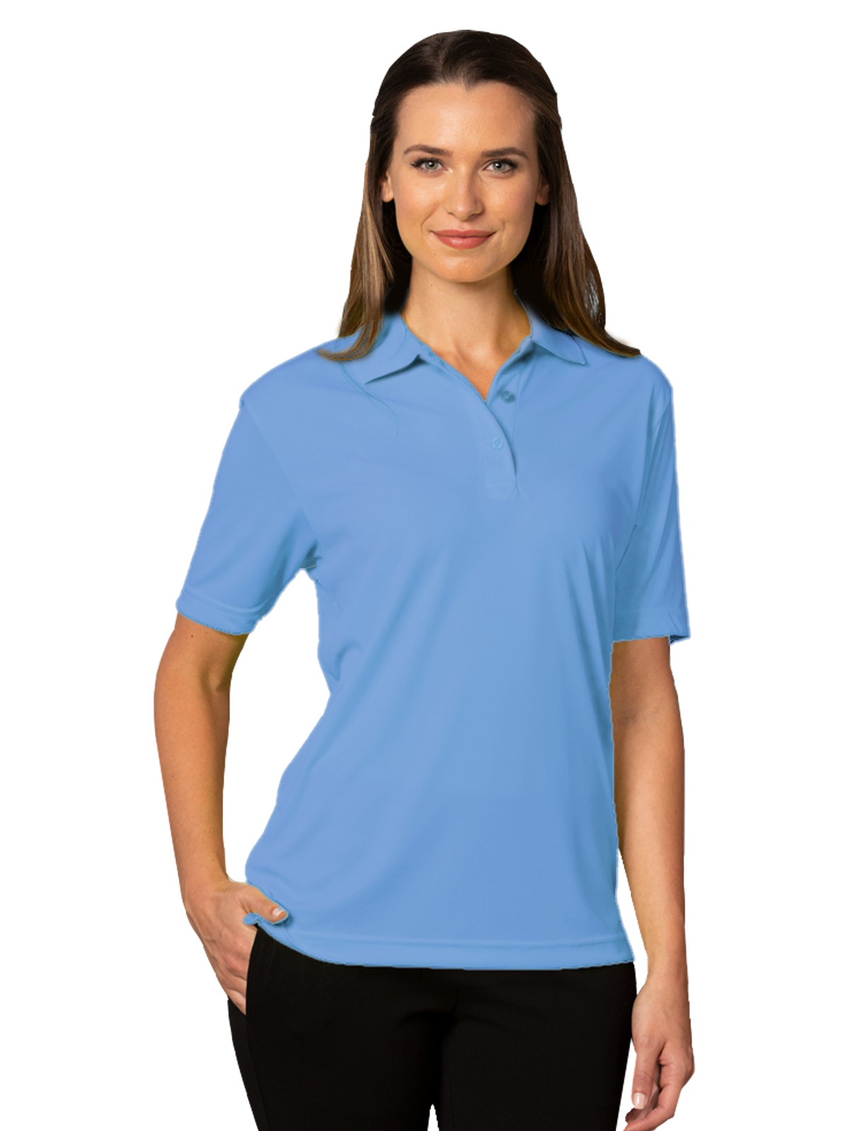 Blue Generation - Women's Pocketless Value Wicking Polo 39