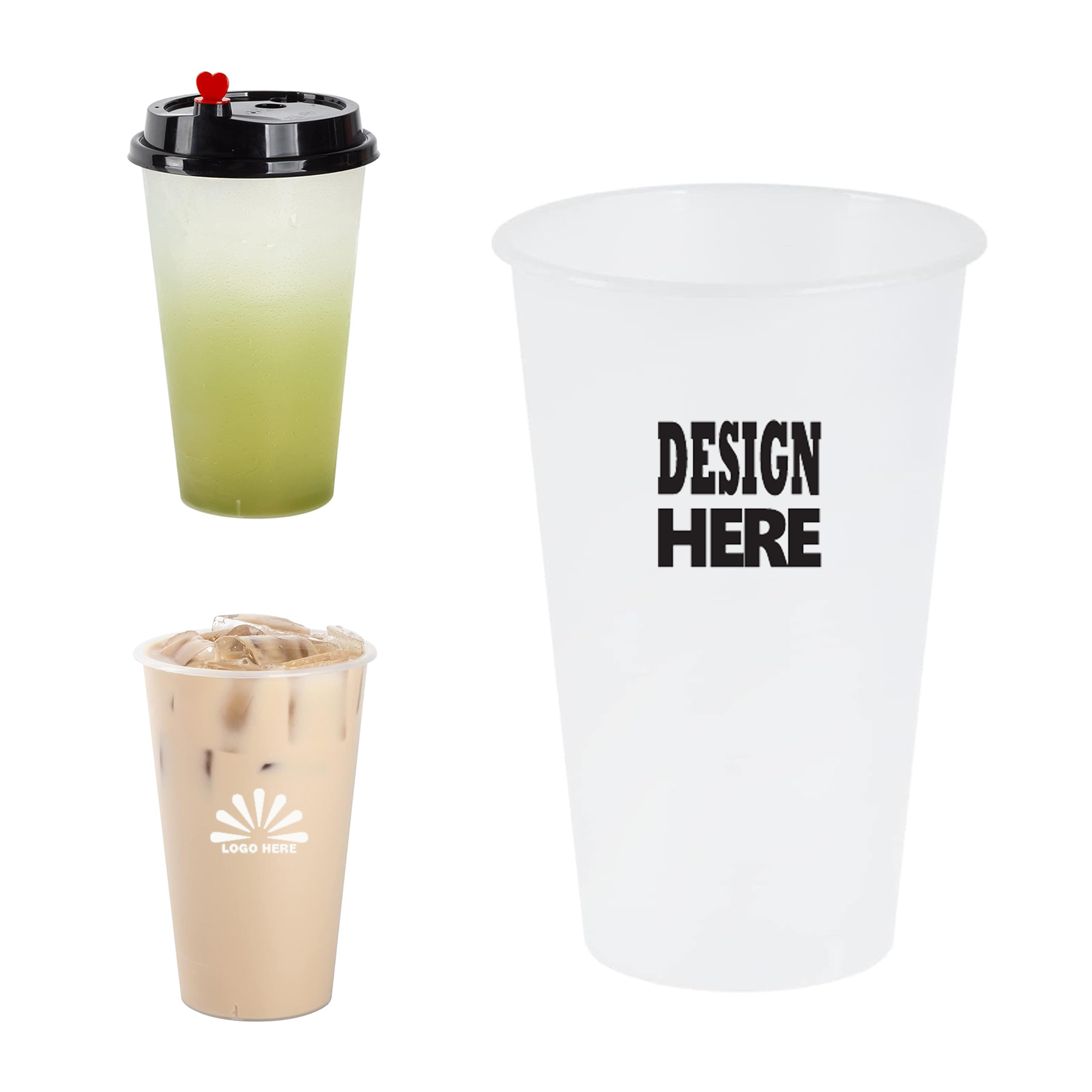 17Oz Sturdy Plastic Beverage Cup 2