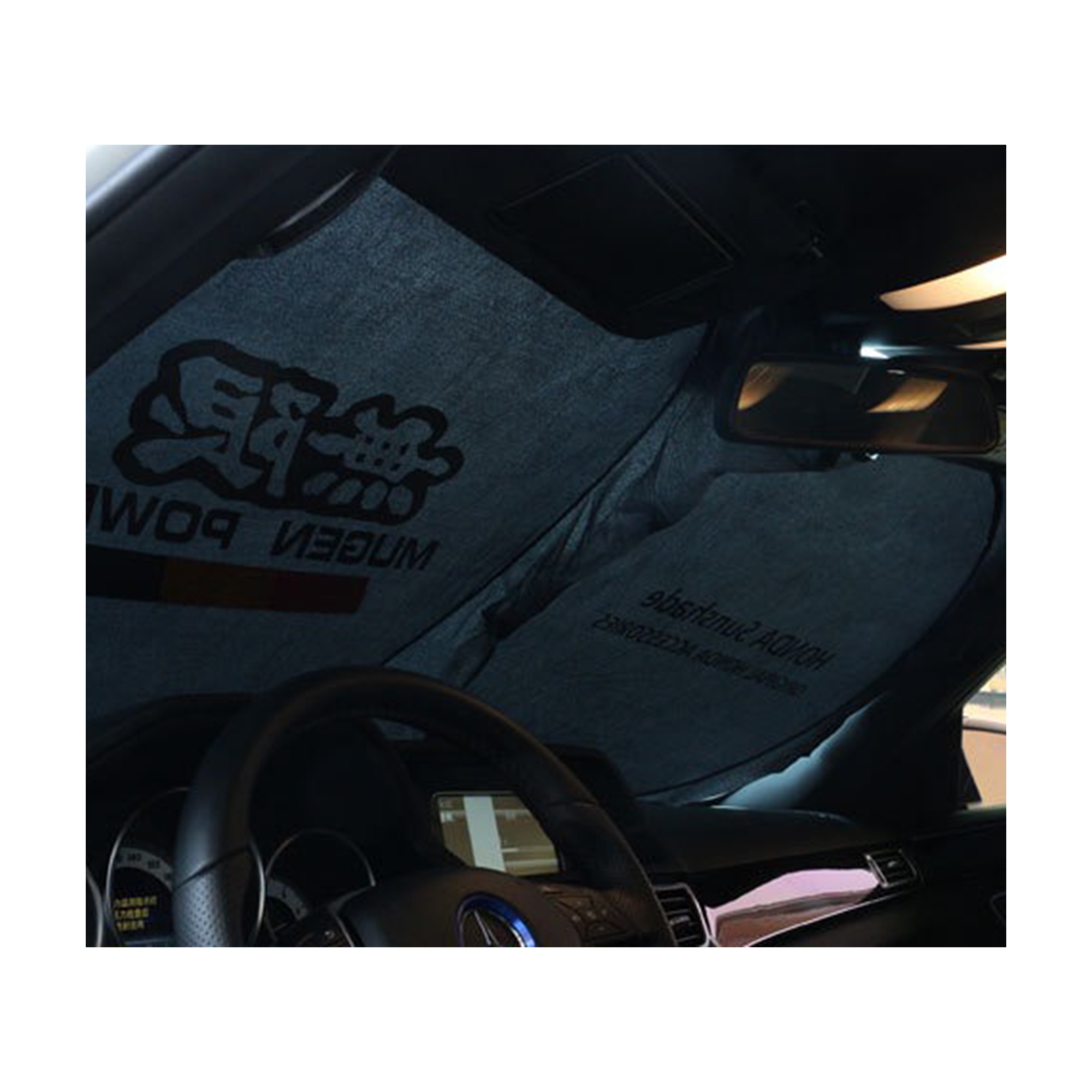 Foldable Dual-Ring Car Sunshade 1