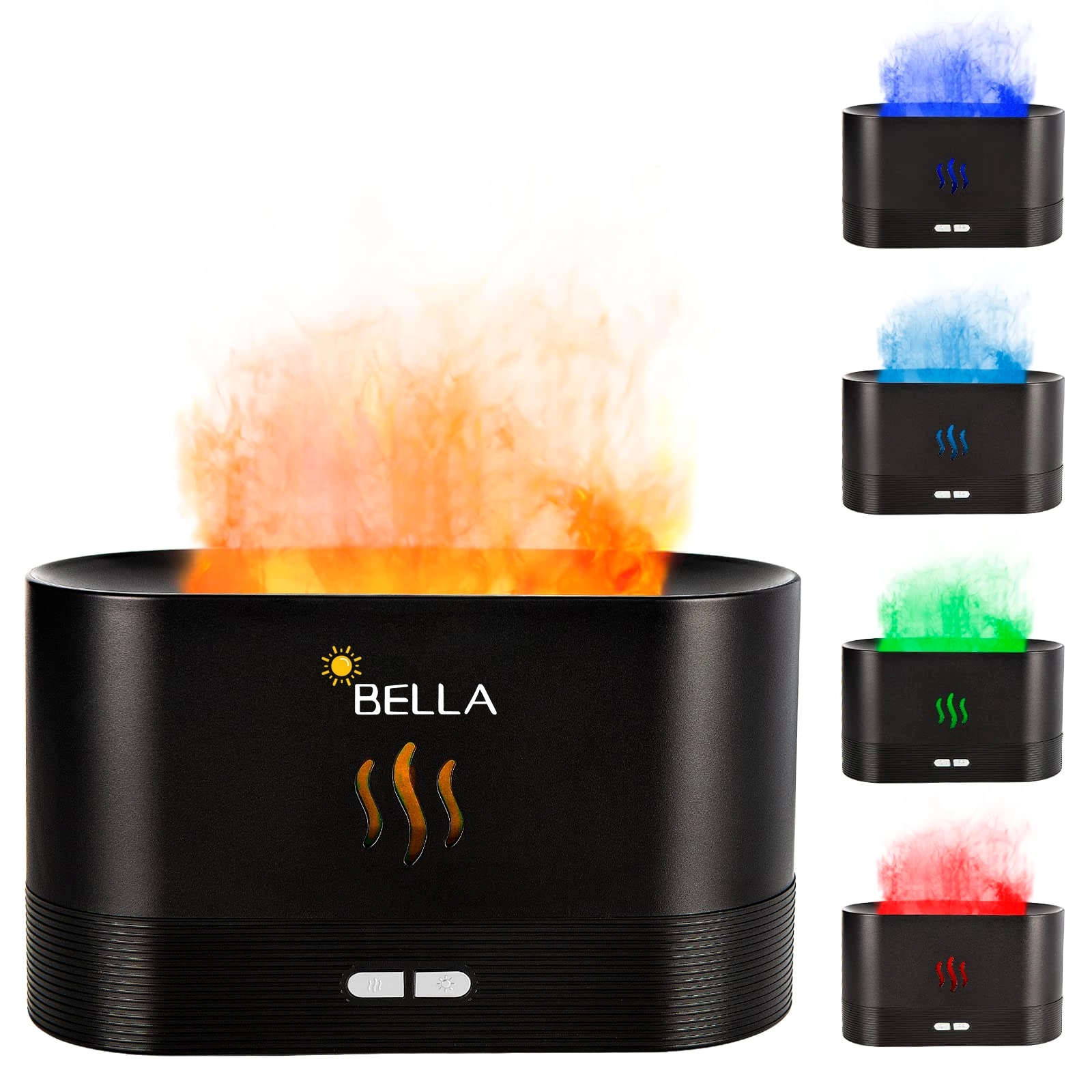 180Ml Simulation Flame Upgrade Mist Air Humidifier 11