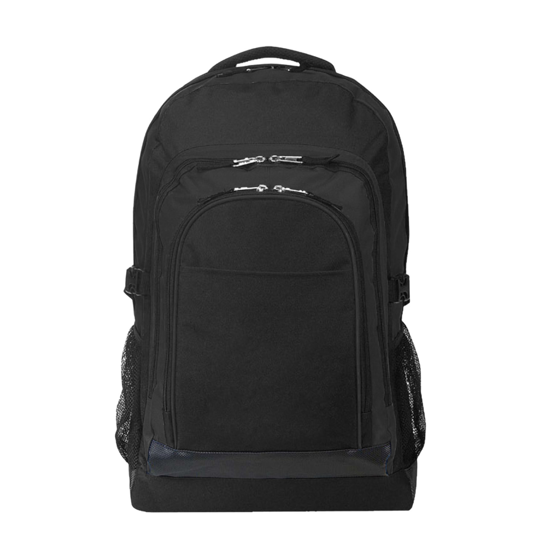 600 Denier Outdoor Computer Backpack with Faux Leather Trim 4